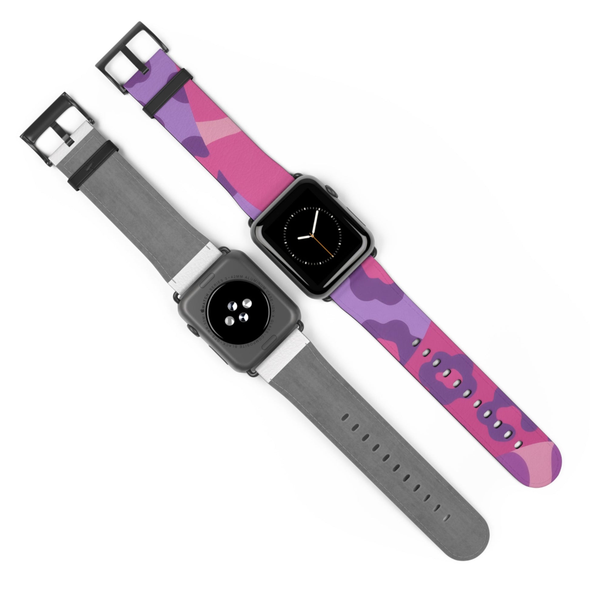 Pink and Purple Camouflage Apple Watch Band, Artsulli - Art is Long, Life is Short, Accessories, , , , , , , 