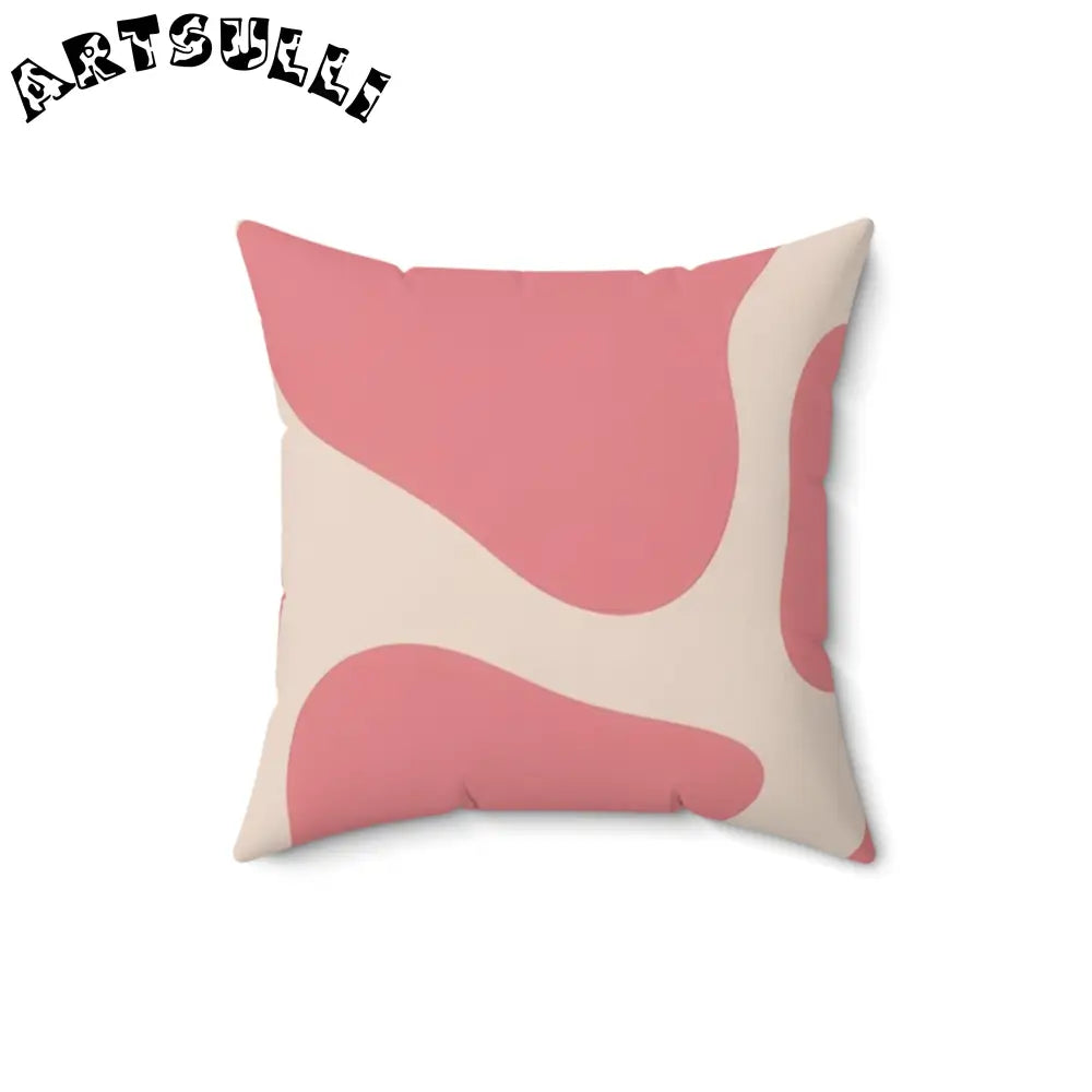 Pink and White Abstract Animal Throw Pillow, Artsulli - Art is Long, Life is Short, Home Decor, , , , , , , 