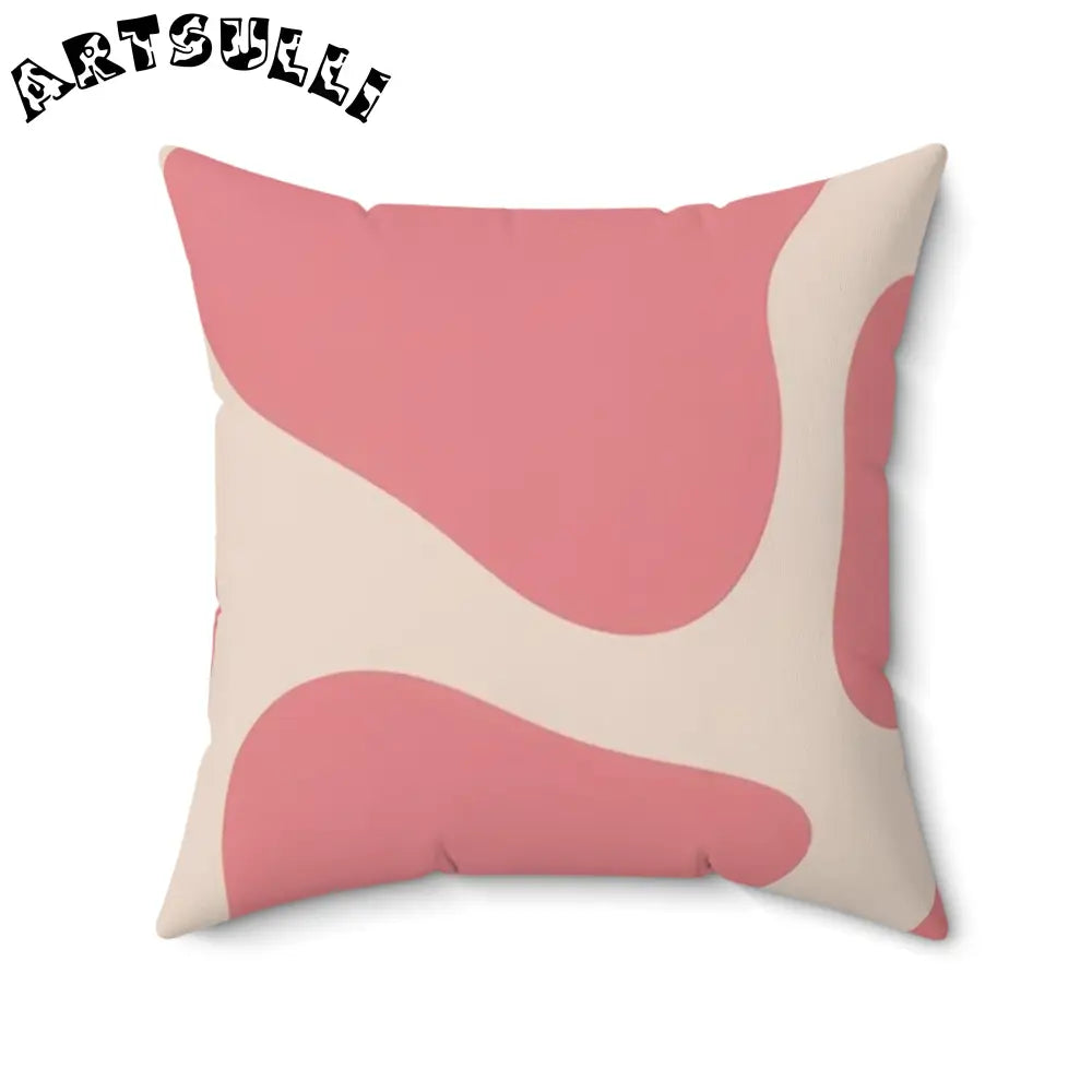 Pink and White Abstract Animal Throw Pillow, Artsulli - Art is Long, Life is Short, Home Decor, , , , , , , 
