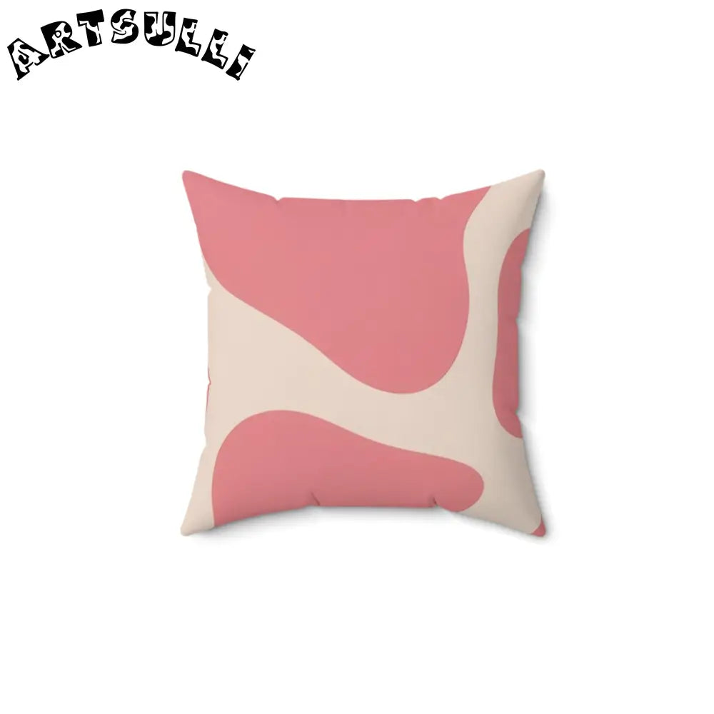 Pink and White Abstract Animal Throw Pillow, Artsulli - Art is Long, Life is Short, Home Decor, , , , , , , 