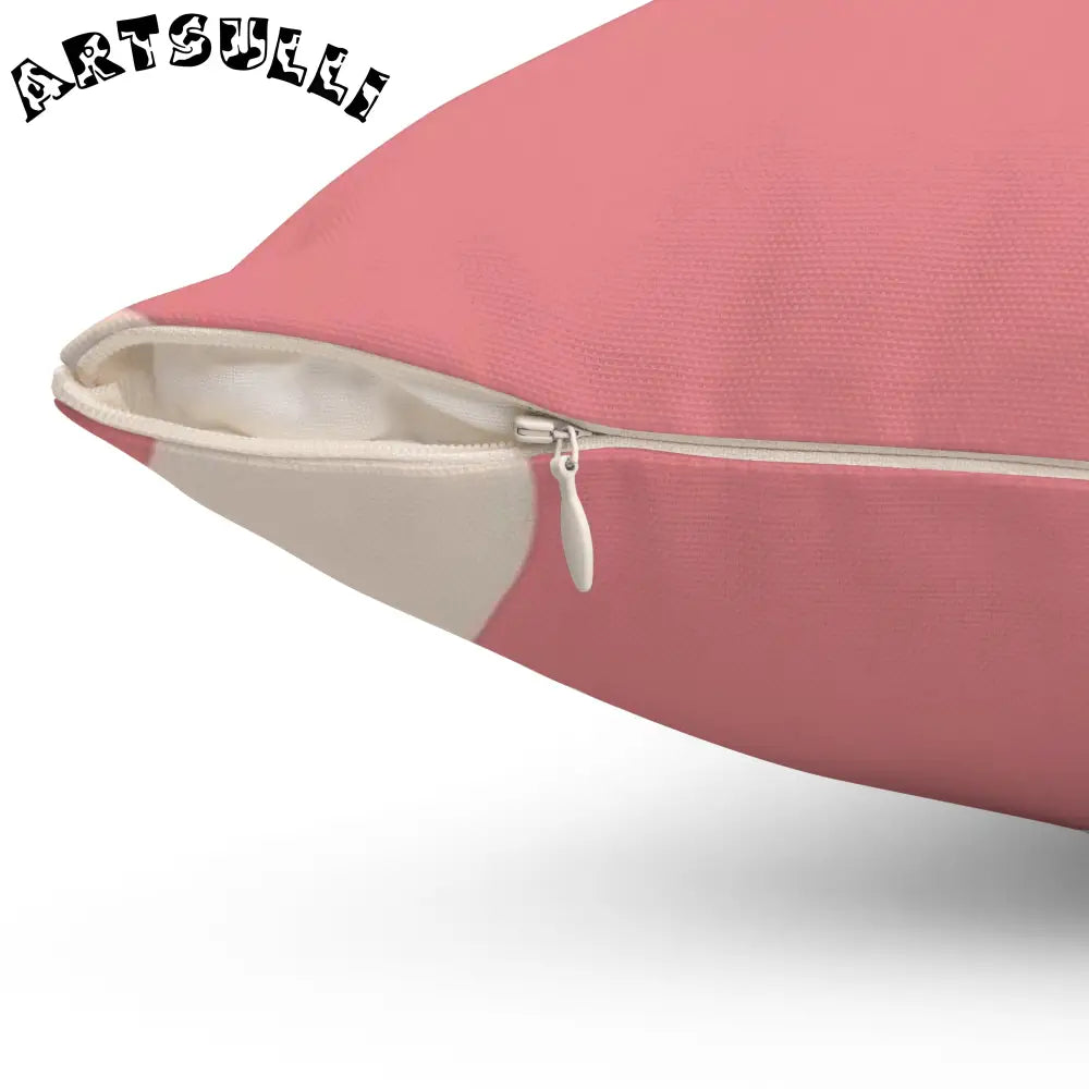 Pink and White Abstract Animal Throw Pillow, Artsulli - Art is Long, Life is Short, Home Decor, , , , , , , 