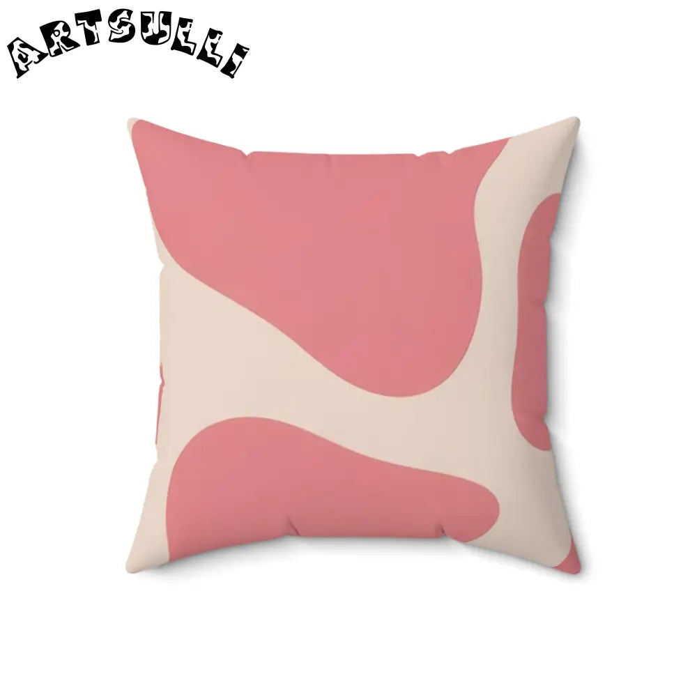 Pink and White Abstract Animal Throw Pillow, Artsulli - Art is Long, Life is Short, Home Decor, , , , , , , 