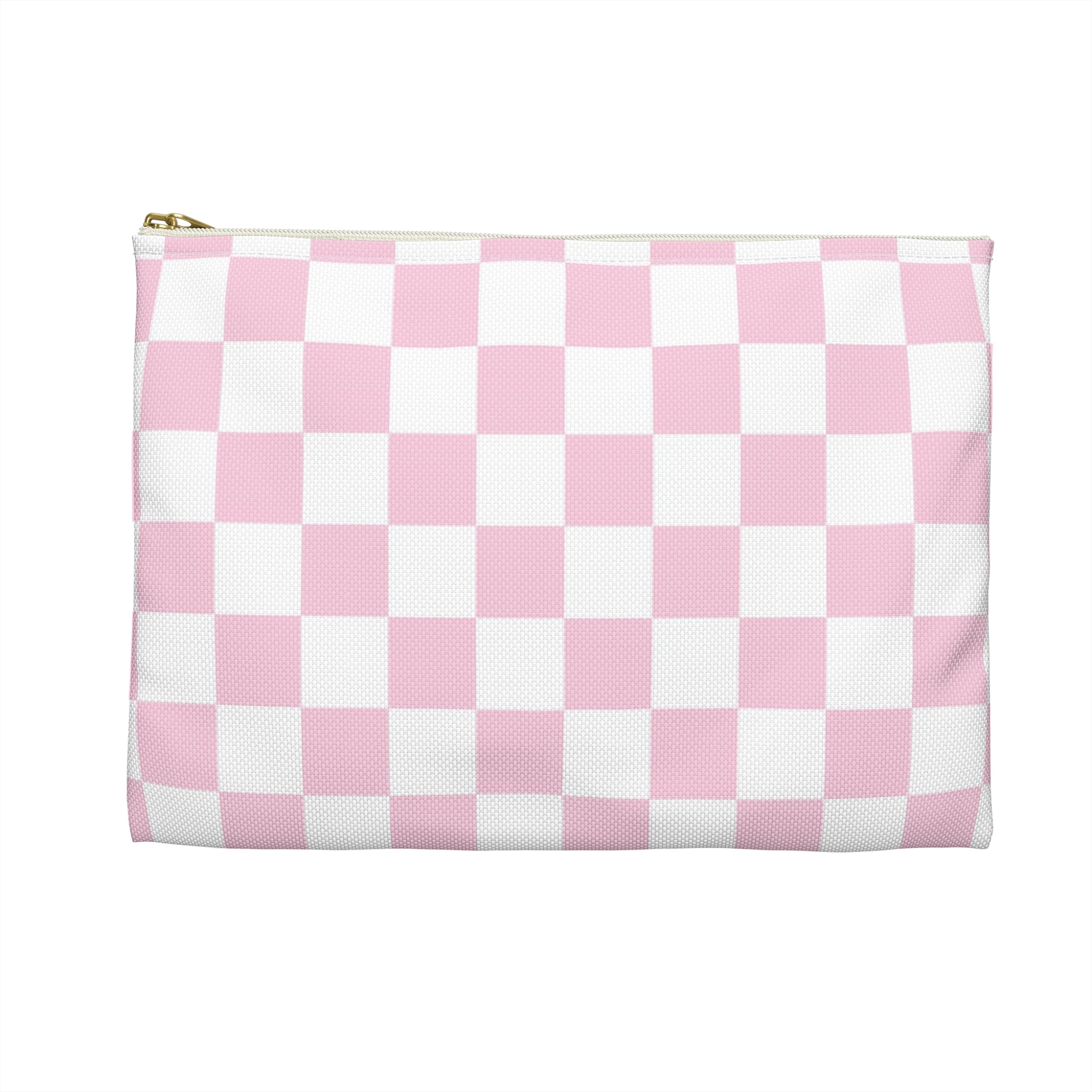 Pink and White Checkered Pouch, Artsulli - Art is Long, Life is Short, Bags, , , , , , , 