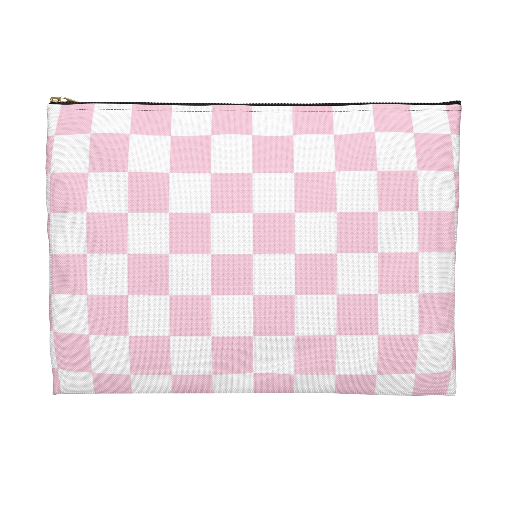 Pink and White Checkered Pouch, Artsulli - Art is Long, Life is Short, Bags, , , , , , , 