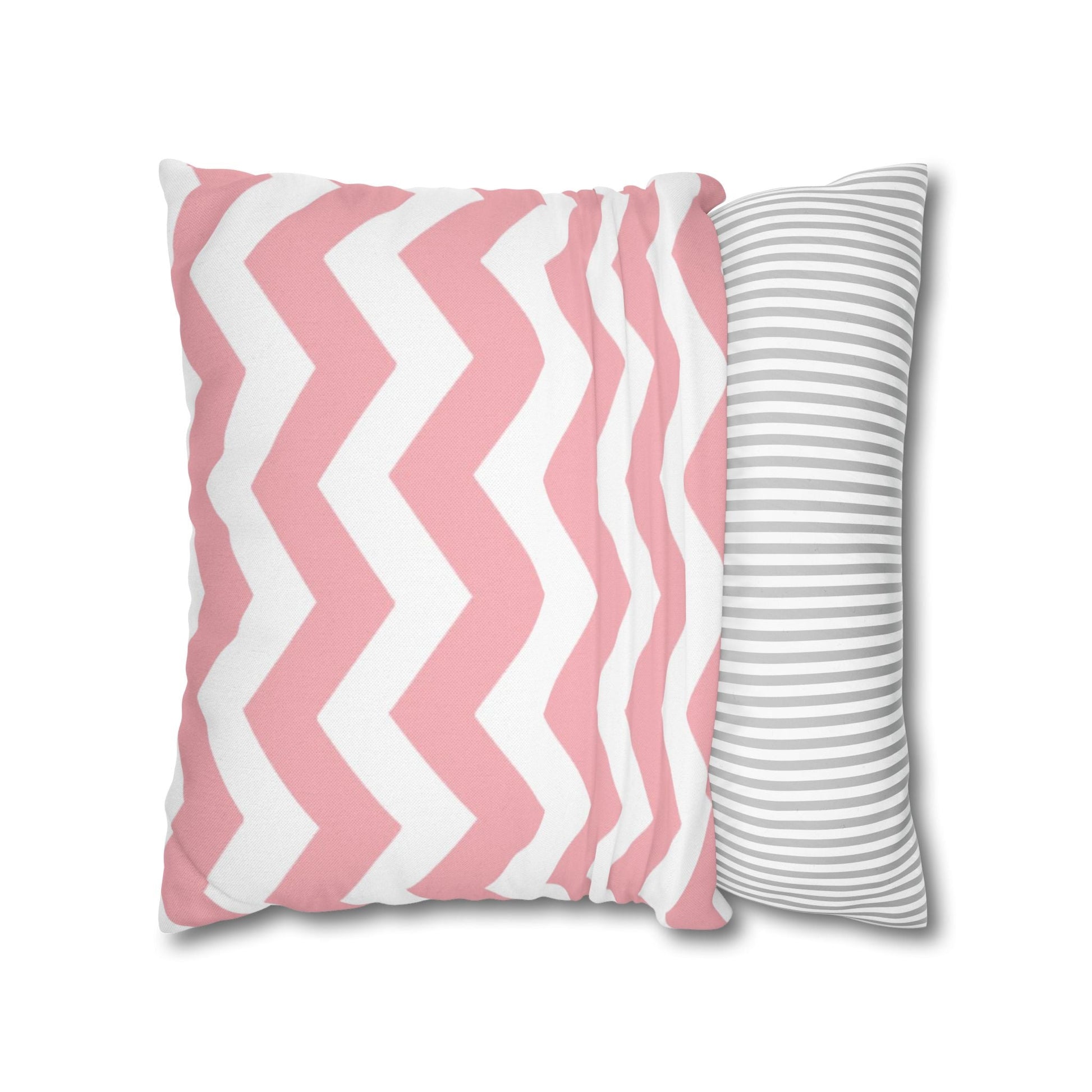 Pink and White Chevron Throw Pillow, Artsulli - Art is Long, Life is Short, Home Decor, , , , , , , 