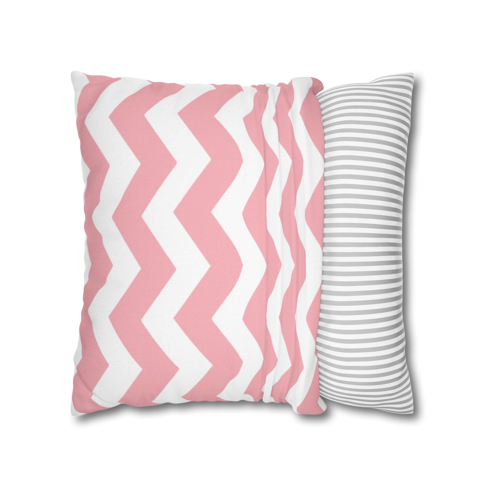 Pink and White Chevron Throw Pillow, Artsulli - Art is Long, Life is Short, Home Decor, , , , , , , 