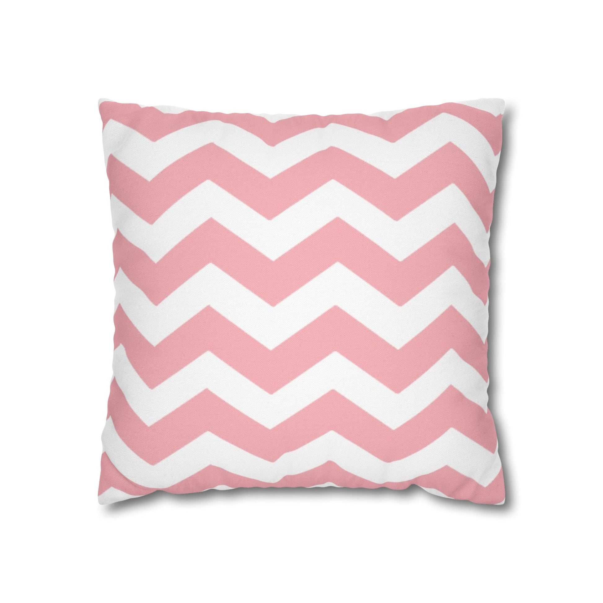 Pink and White Chevron Throw Pillow, Artsulli - Art is Long, Life is Short, Home Decor, Size, 16" × 16", , , , , 18542208543055056533