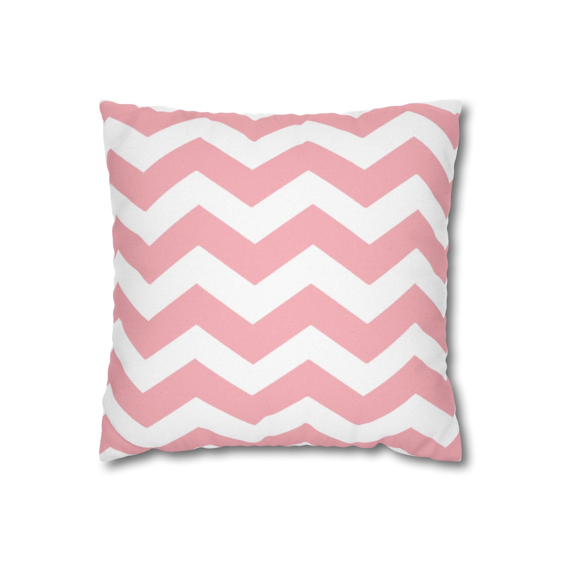 Pink and White Chevron Throw Pillow, Artsulli - Art is Long, Life is Short, Home Decor, Size, 14" × 14", , , , , 38184650072355824859
