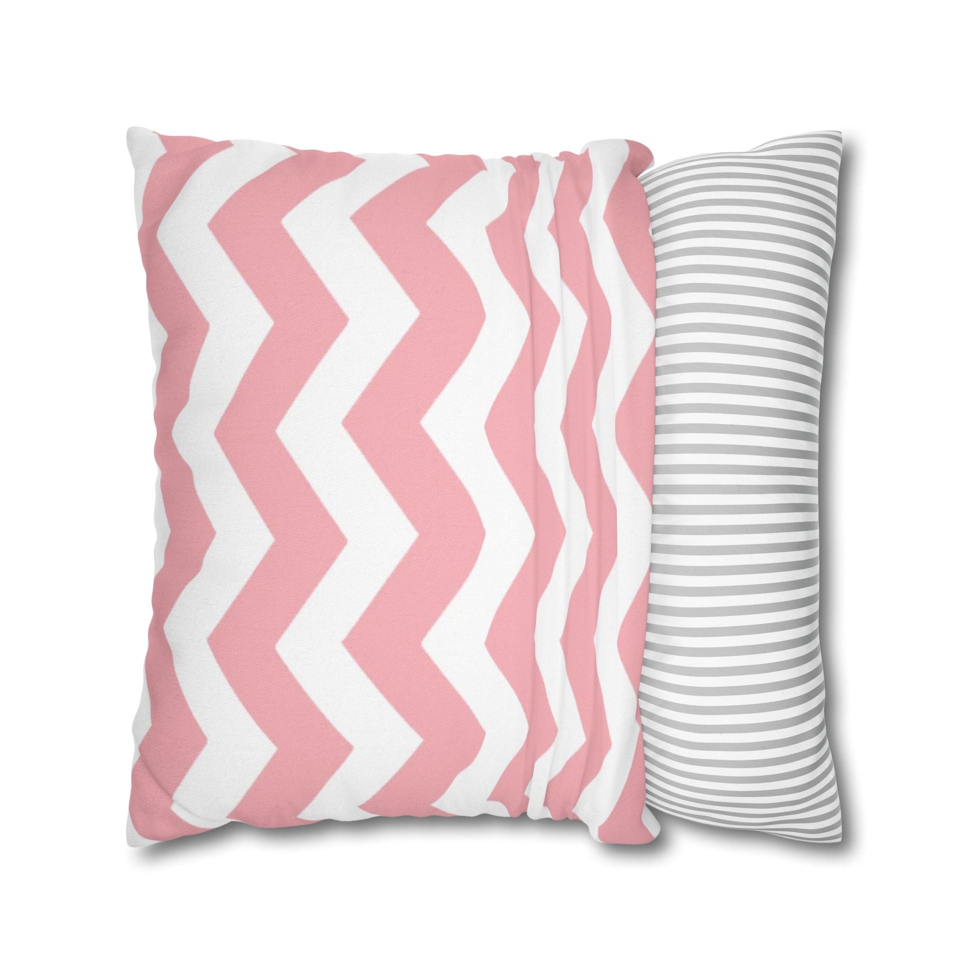 Pink and White Chevron Throw Pillow, Artsulli - Art is Long, Life is Short, Home Decor, , , , , , , 