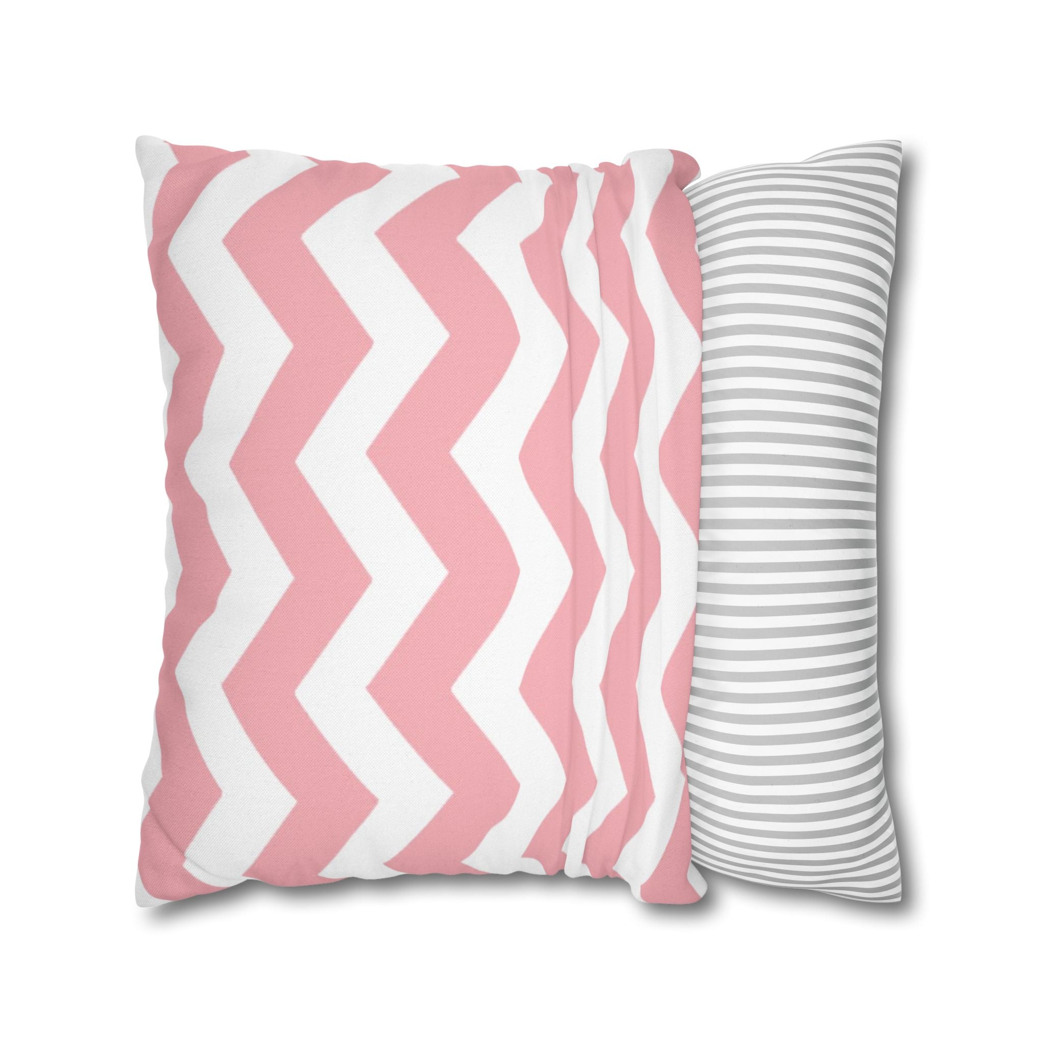 Pink and White Chevron Throw Pillow, Artsulli - Art is Long, Life is Short, Home Decor, , , , , , , 
