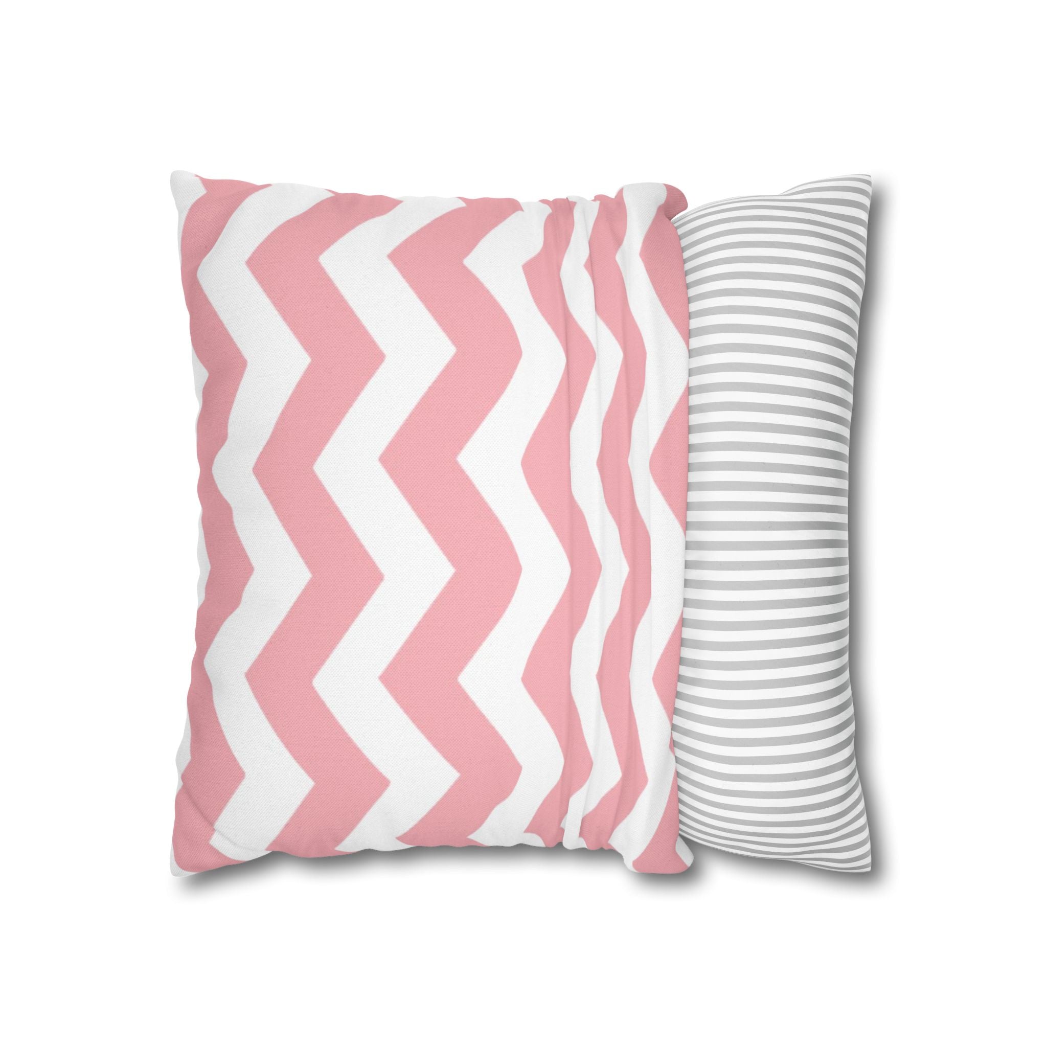 Pink and White Chevron Throw Pillow, Artsulli - Art is Long, Life is Short, Home Decor, , , , , , , 