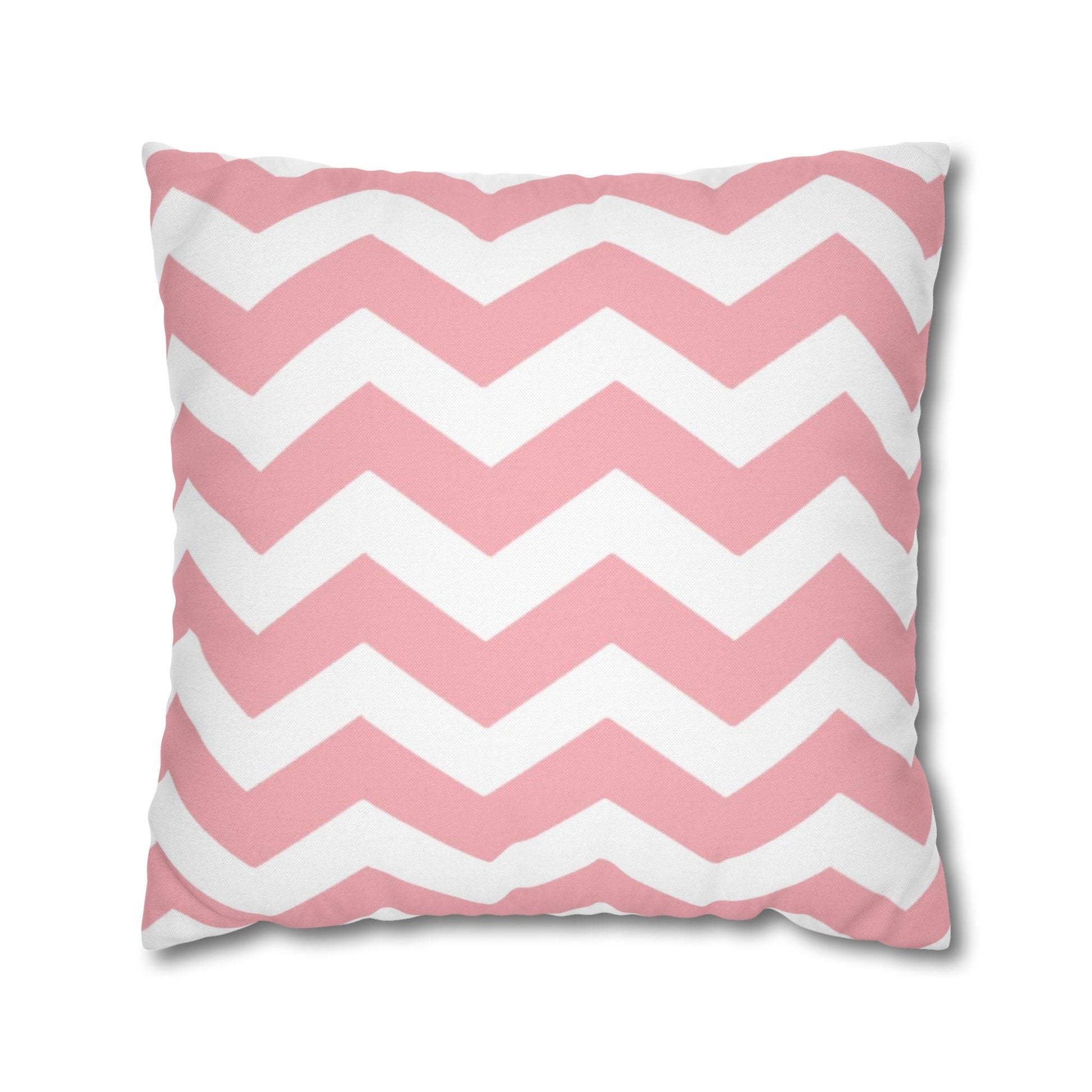 Pink and White Chevron Throw Pillow, Artsulli - Art is Long, Life is Short, Home Decor, Size, 20" × 20", , , , , 50972045748767288275