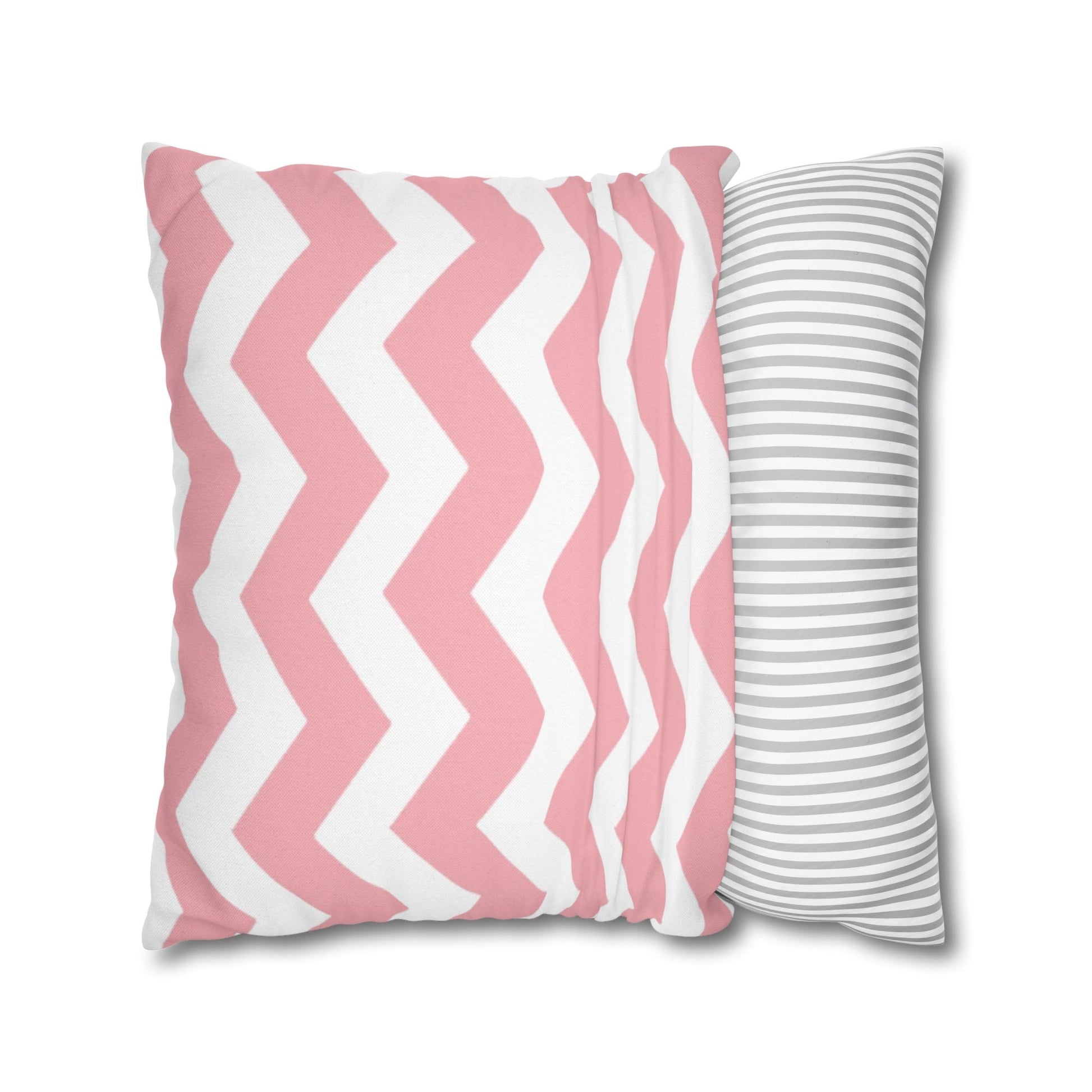 Pink and White Chevron Throw Pillow, Artsulli - Art is Long, Life is Short, Home Decor, , , , , , , 