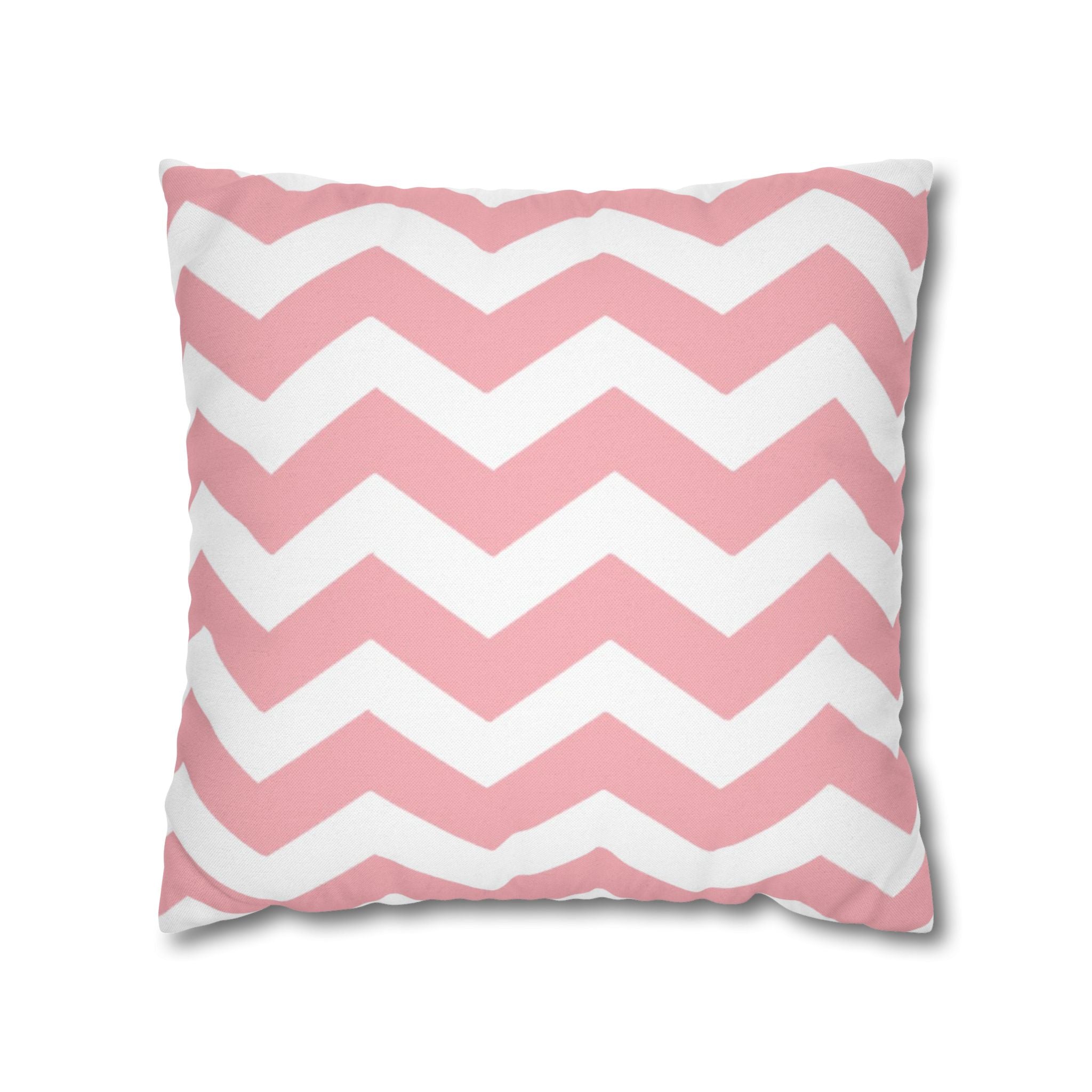 Pink and White Chevron Throw Pillow, Artsulli - Art is Long, Life is Short, Home Decor, Size, 18" × 18", , , , , 20638420325435182694