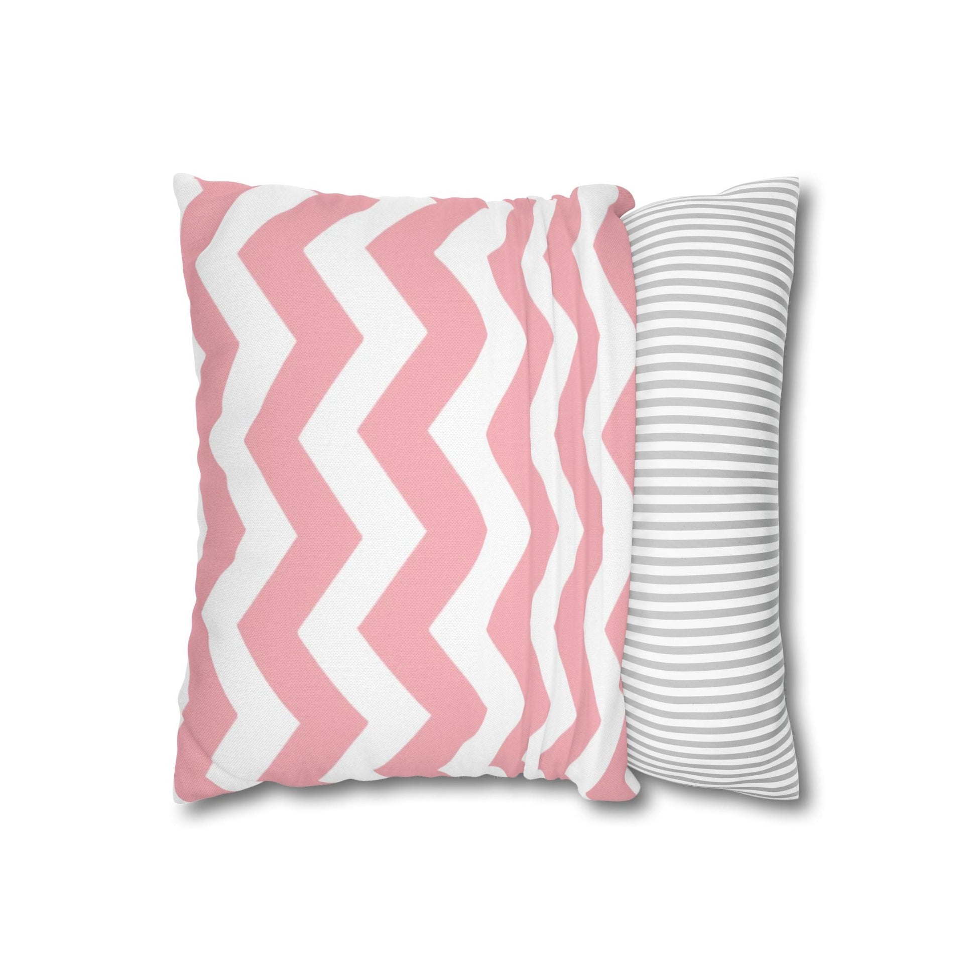 Pink and White Chevron Throw Pillow, Artsulli - Art is Long, Life is Short, Home Decor, , , , , , , 