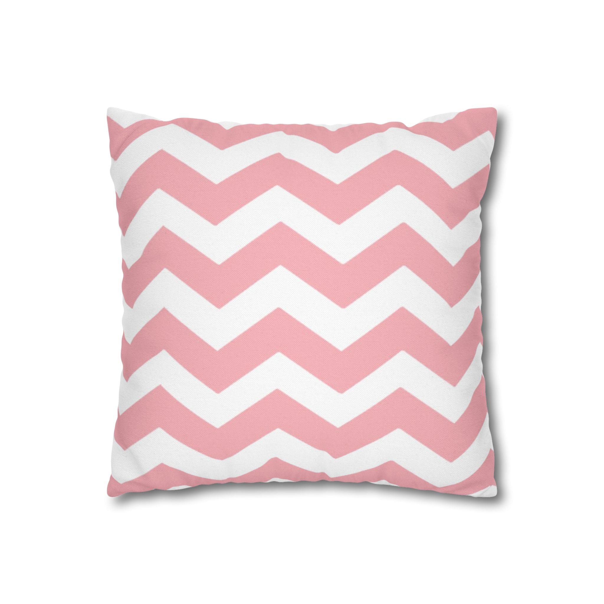 Pink and White Chevron Throw Pillow, Artsulli - Art is Long, Life is Short, Home Decor, , , , , , , 
