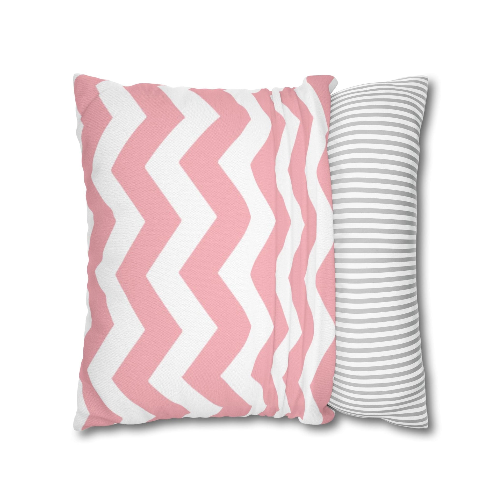 Pink and White Chevron Throw Pillow, Artsulli - Art is Long, Life is Short, Home Decor, , , , , , , 