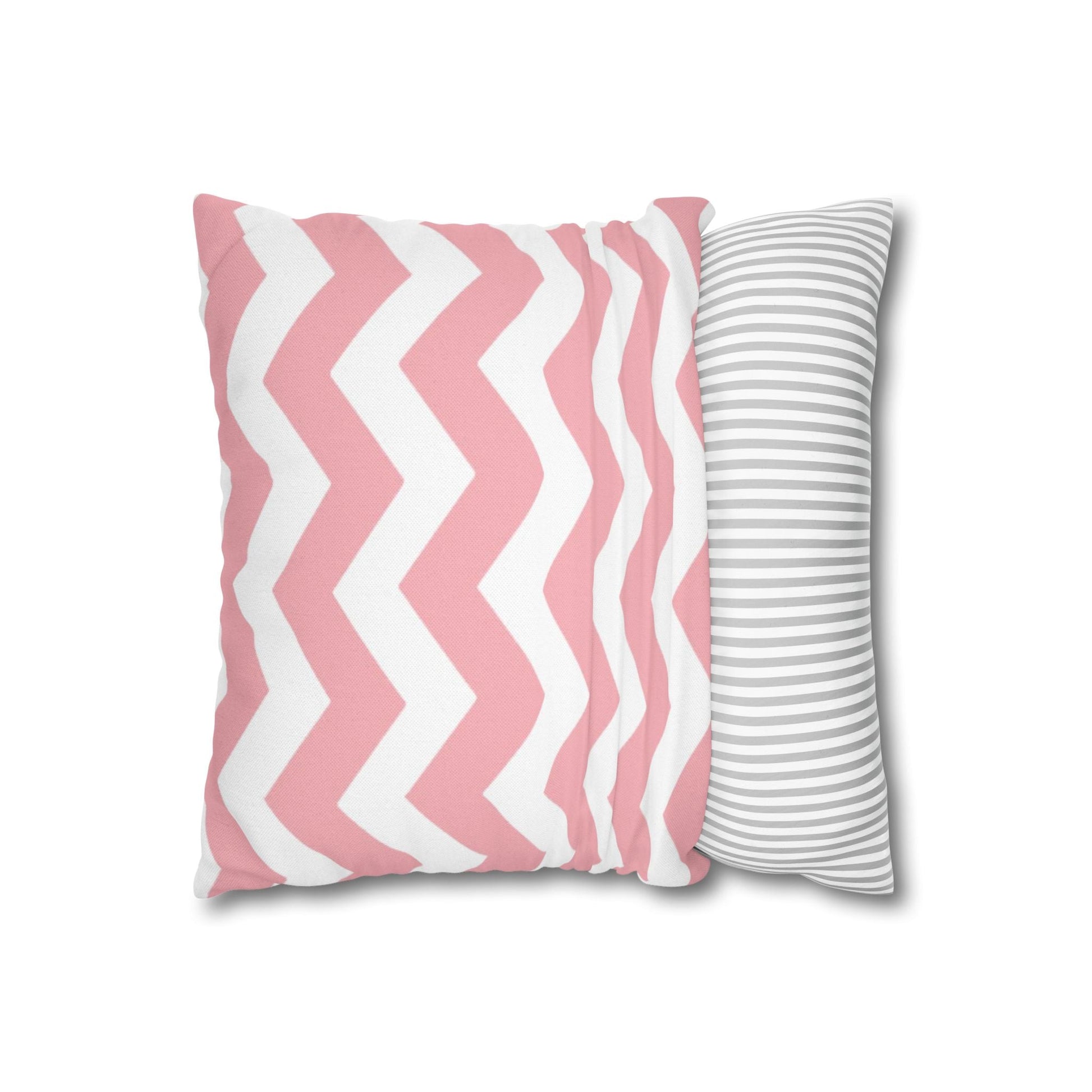 Pink and White Chevron Throw Pillow, Artsulli - Art is Long, Life is Short, Home Decor, , , , , , , 
