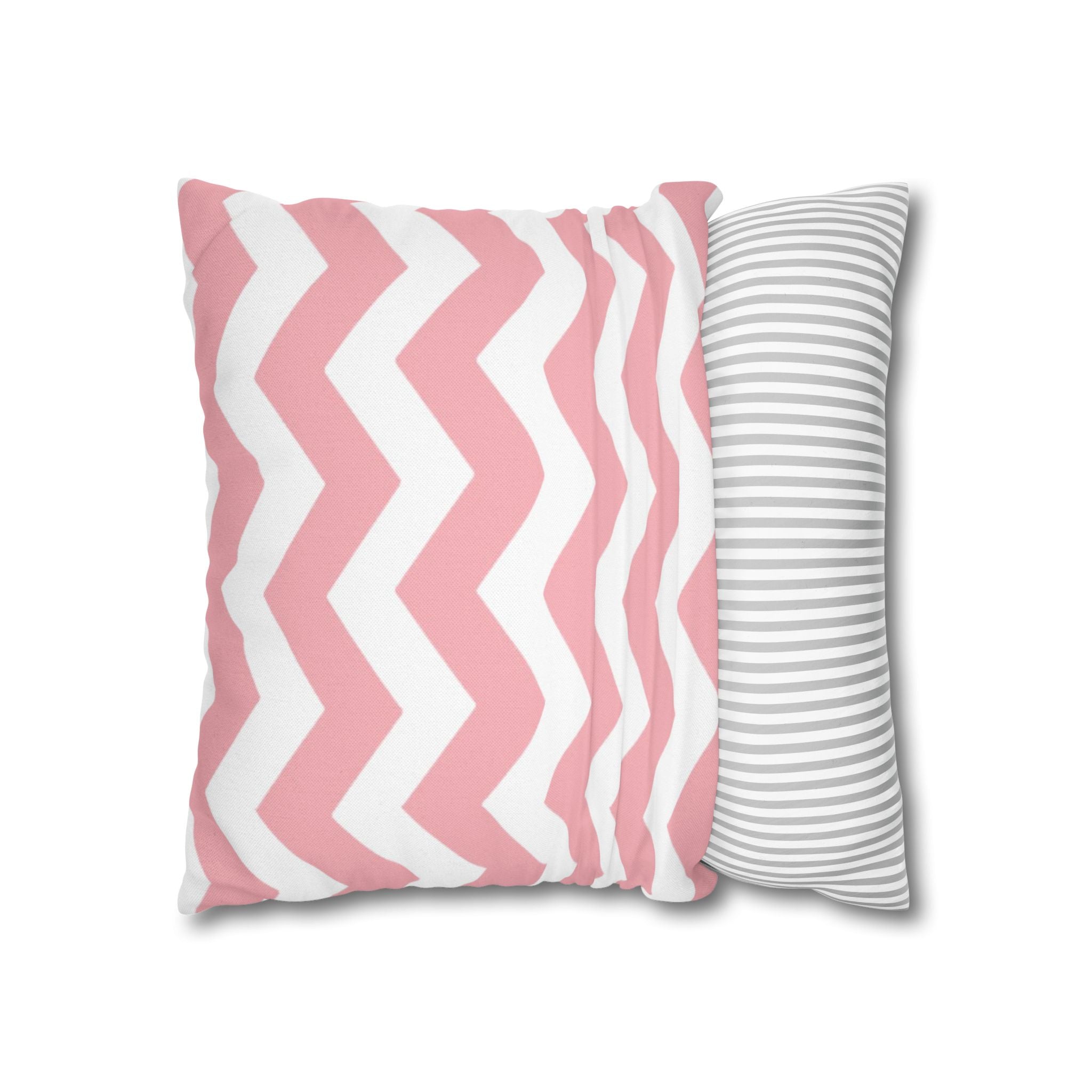 Pink and White Chevron Throw Pillow, Artsulli - Art is Long, Life is Short, Home Decor, , , , , , , 