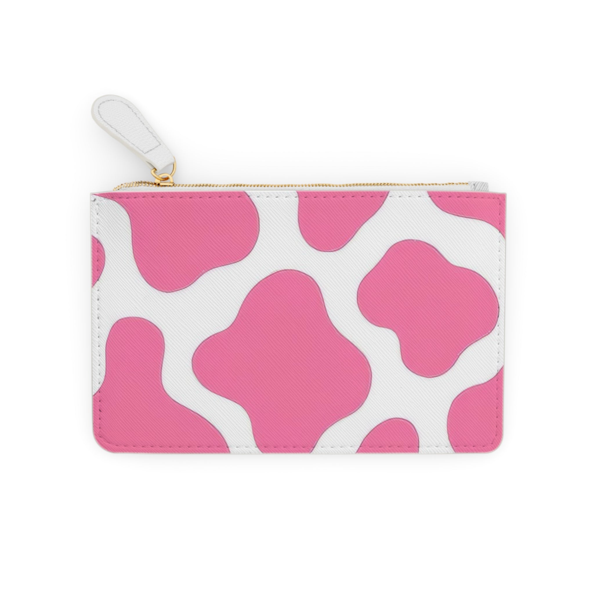 Pink and White Cow Print Clutch Bag, Artsulli - Art is Long, Life is Short, Bags, , , , , , , 