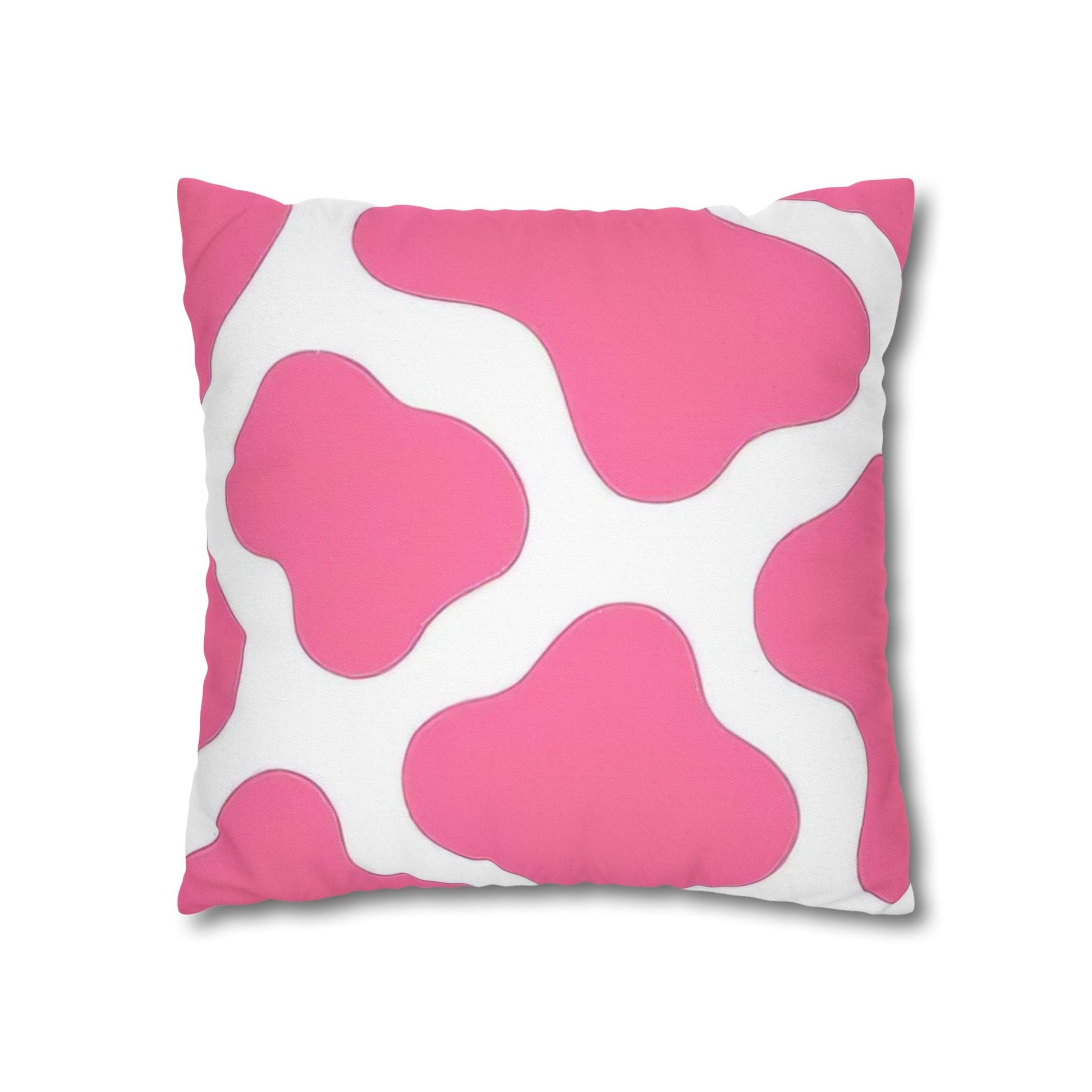 Pink and White Cow Print Throw Pillow, Artsulli - Art is Long, Life is Short, Home Decor, , , , , , , 