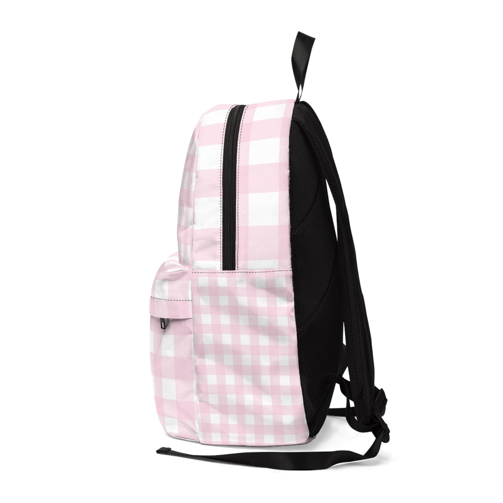 Pink and White Gingham Backpack, Artsulli - Art is Long, Life is Short, Bags, , , , , , , 