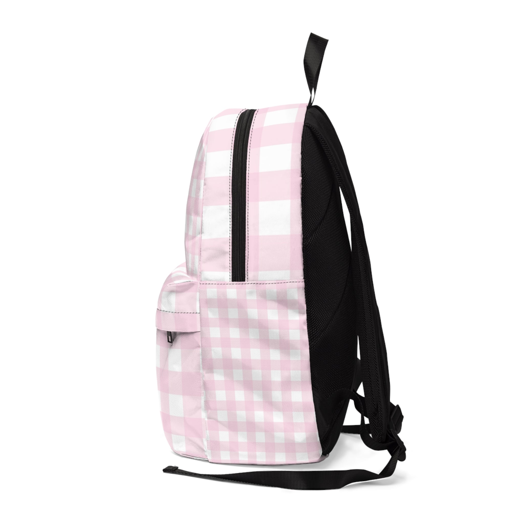 Pink and White Gingham Backpack, Artsulli - Art is Long, Life is Short, Bags, , , , , , , 