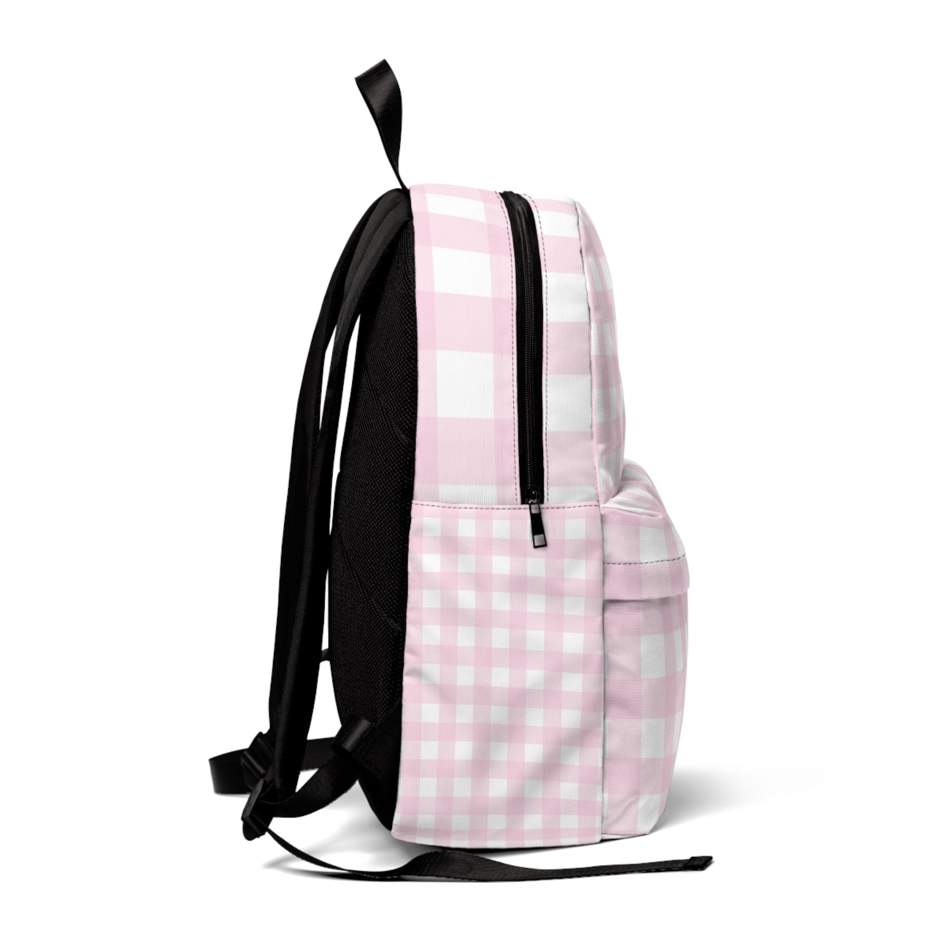 Pink and White Gingham Backpack, Artsulli - Art is Long, Life is Short, Bags, , , , , , , 