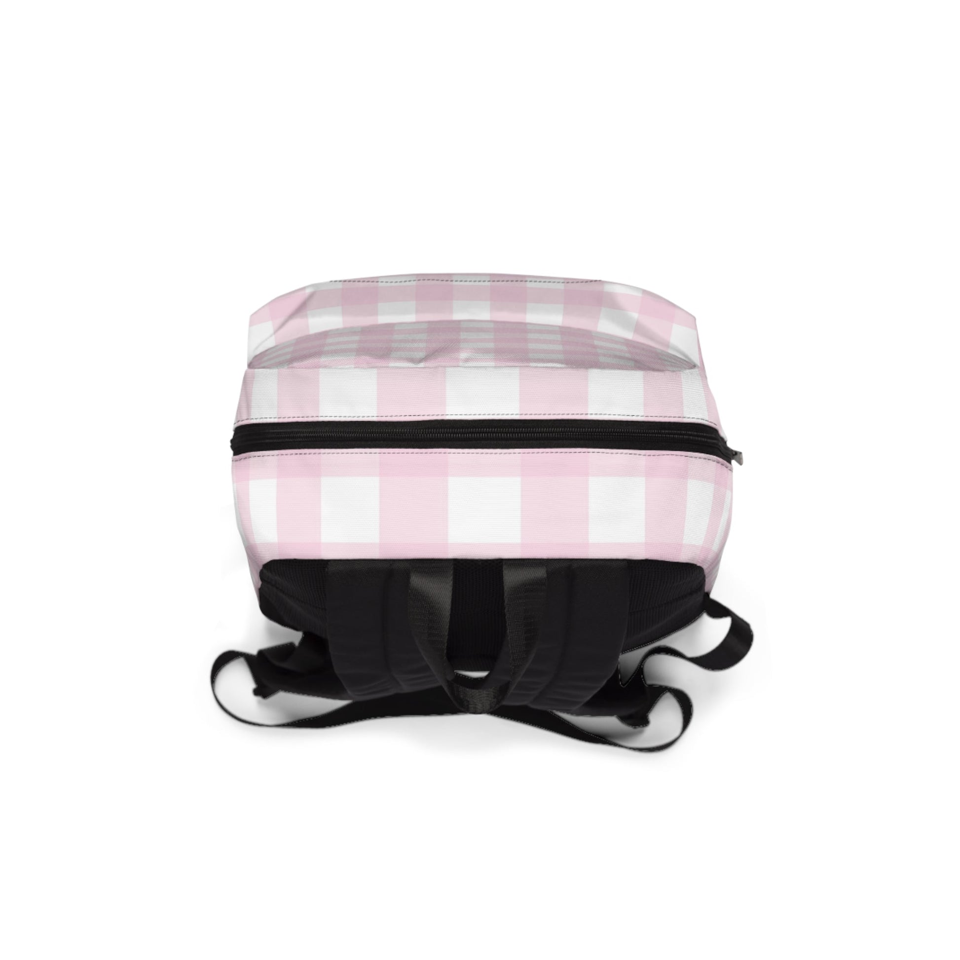 Pink and White Gingham Backpack, Artsulli - Art is Long, Life is Short, Bags, , , , , , , 