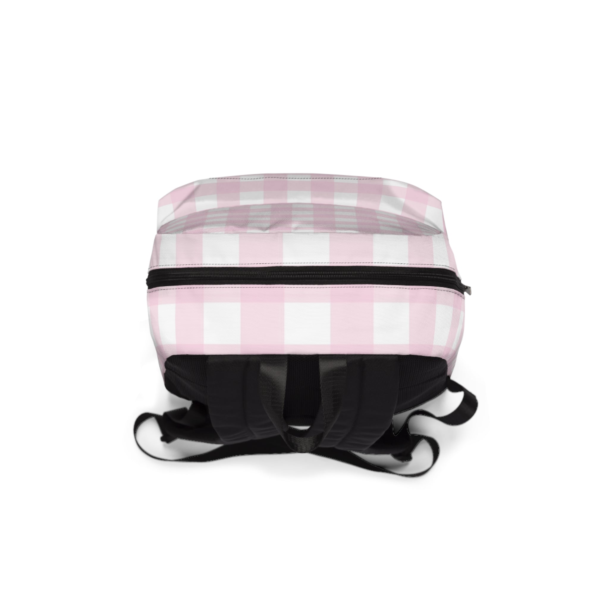 Pink and White Gingham Backpack, Artsulli - Art is Long, Life is Short, Bags, , , , , , , 