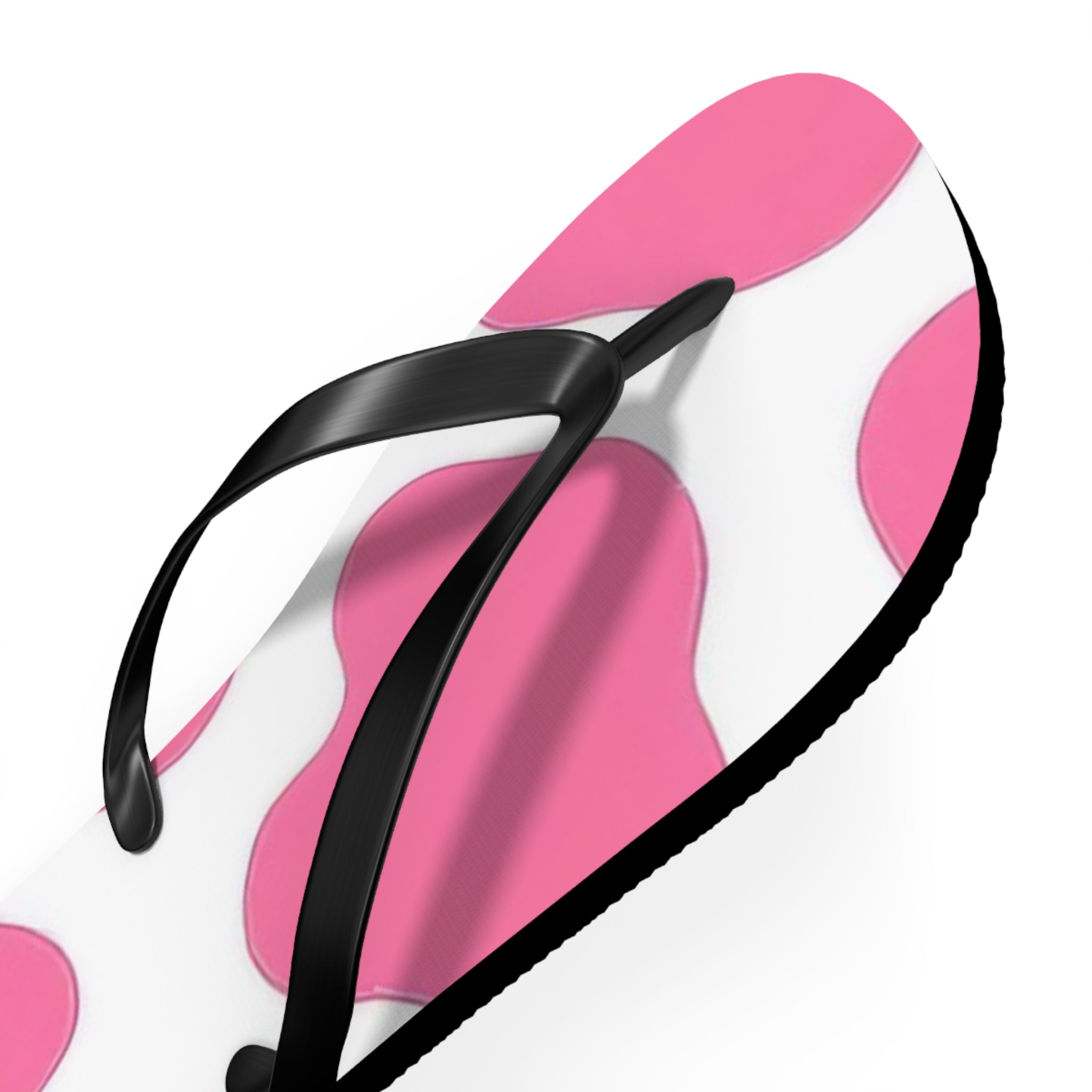 Pink and White Patterned Flip Flops, Artsulli - Art is Long, Life is Short, Shoes, , , , , , , 