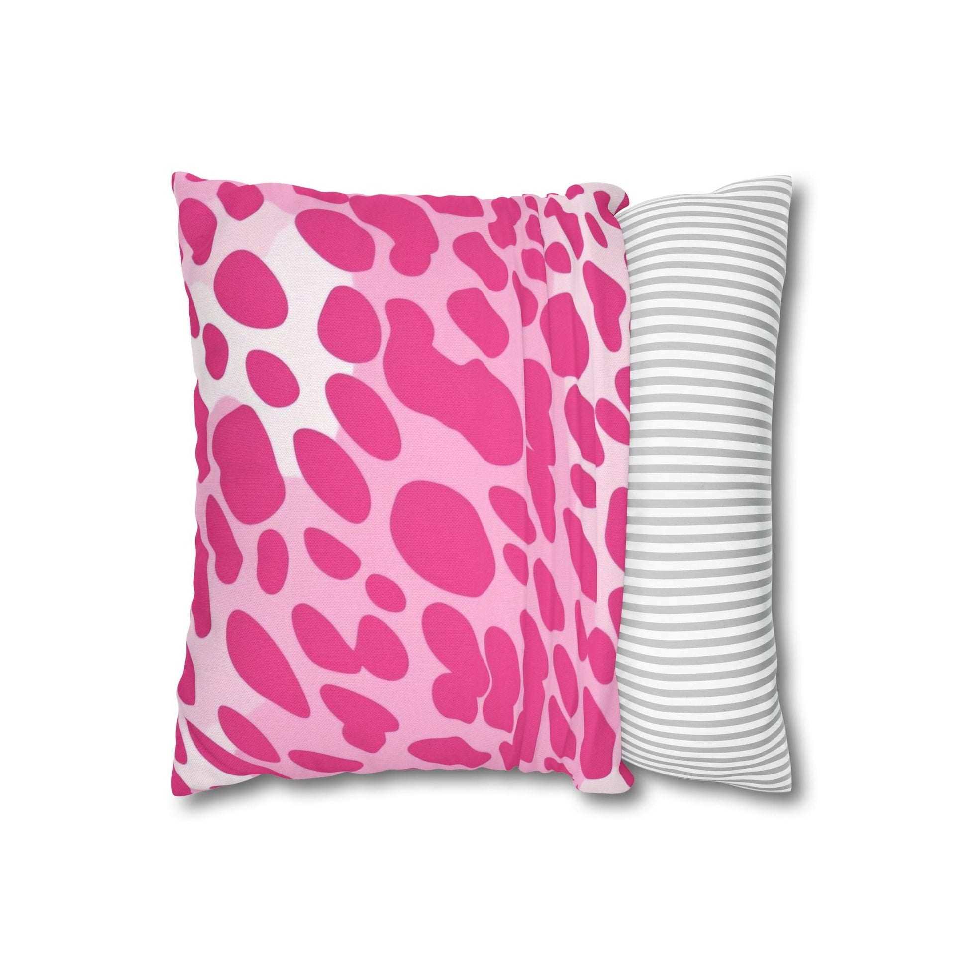 Pink and White Spotted Throw Pillow, Artsulli - Art is Long, Life is Short, Home Decor, , , , , , , 