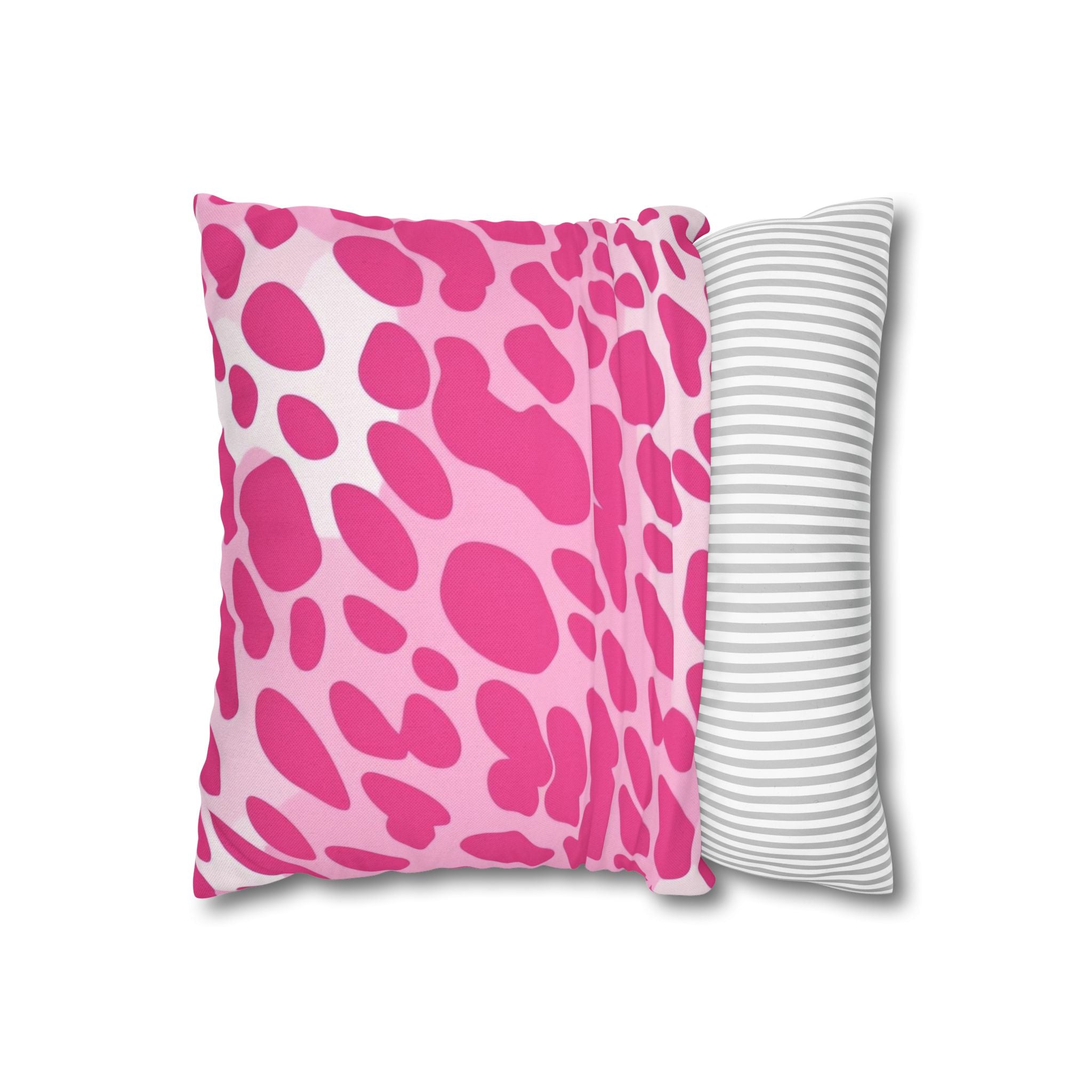 Pink and White Spotted Throw Pillow, Artsulli - Art is Long, Life is Short, Home Decor, , , , , , , 