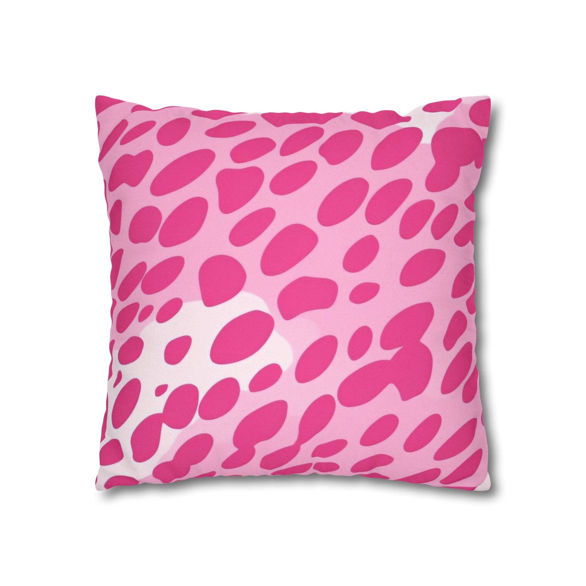 Pink and White Spotted Throw Pillow, Artsulli - Art is Long, Life is Short, Home Decor, , , , , , , 