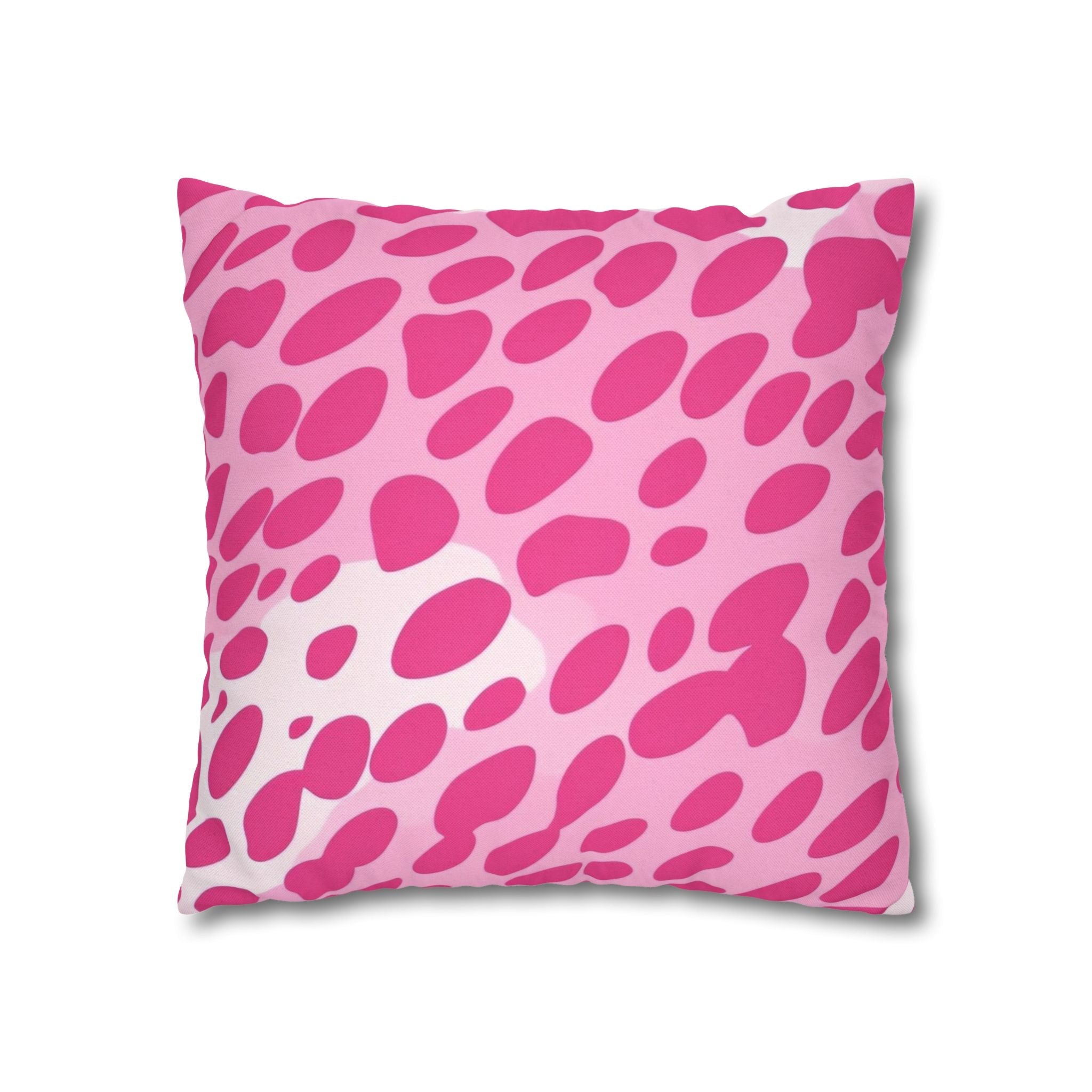 Pink and White Spotted Throw Pillow, Artsulli - Art is Long, Life is Short, Home Decor, , , , , , , 