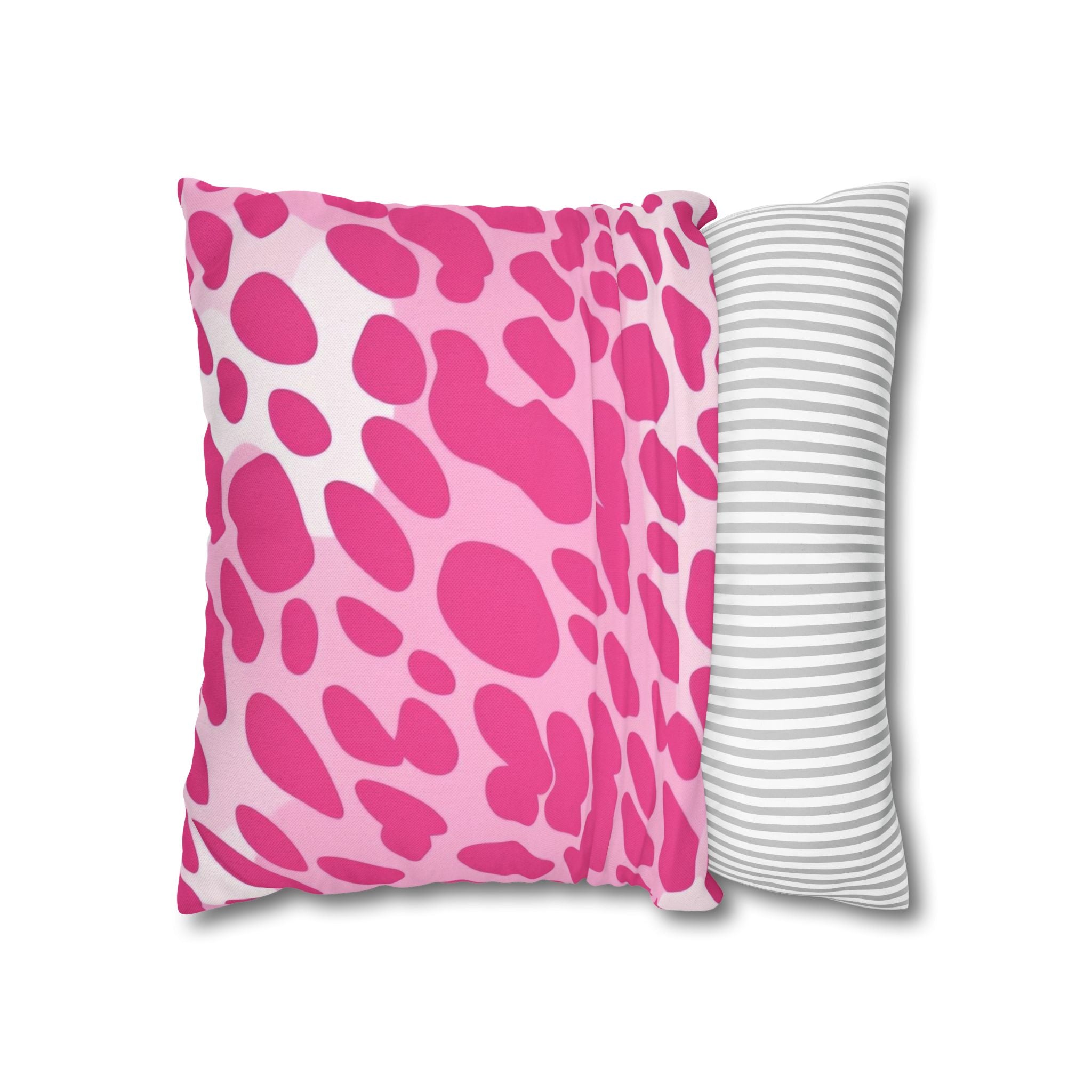 Pink and White Spotted Throw Pillow, Artsulli - Art is Long, Life is Short, Home Decor, , , , , , , 