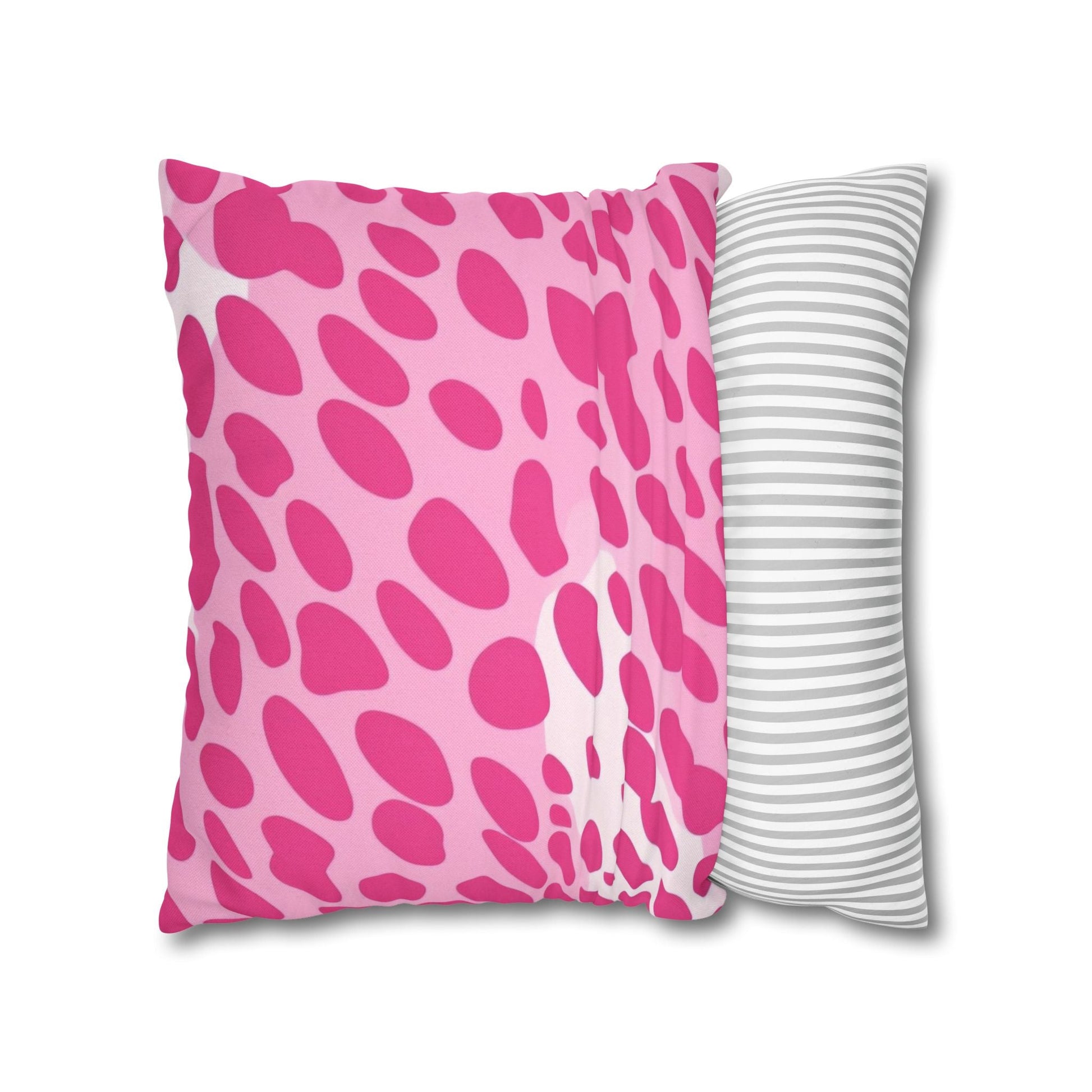Pink and White Spotted Throw Pillow, Artsulli - Art is Long, Life is Short, Home Decor, , , , , , , 