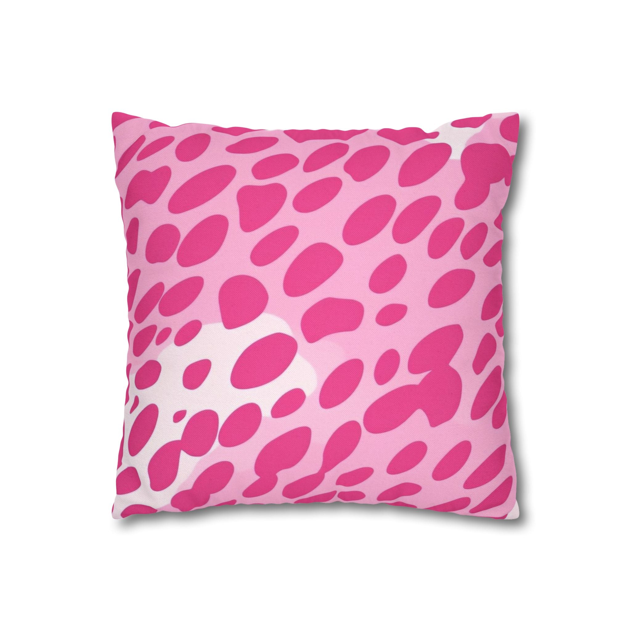 Pink and White Spotted Throw Pillow, Artsulli - Art is Long, Life is Short, Home Decor, , , , , , , 