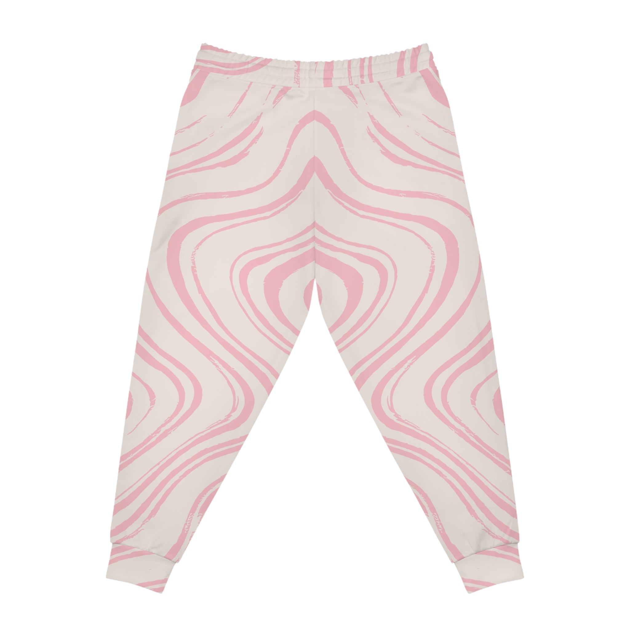Pink and White Swirl Joggers, Artsulli - Art is Long, Life is Short, All Over Prints, , , , , , , 