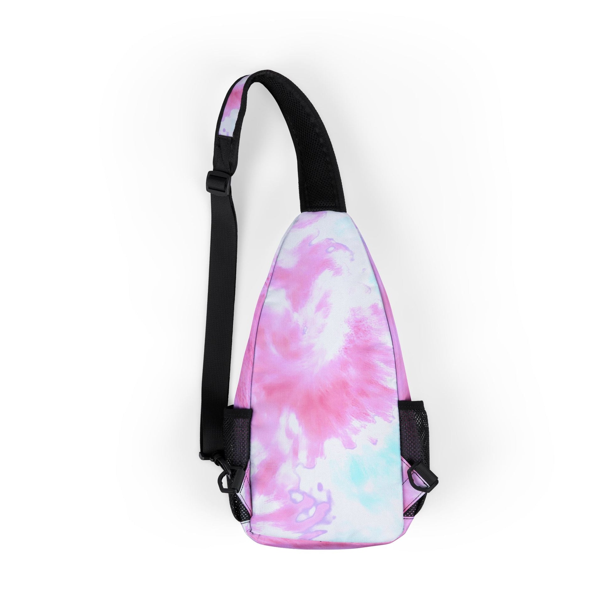 Pink and White Tie-Dye Chest Bag, Artsulli - Art is Long, Life is Short, Bags, , , , , , , 