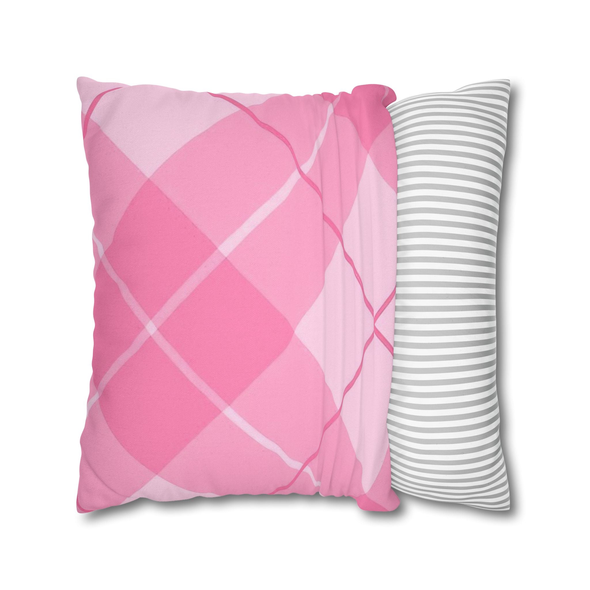Pink Argyle Throw Pillow, Artsulli - Art is Long, Life is Short, Home Decor, , , , , , , 