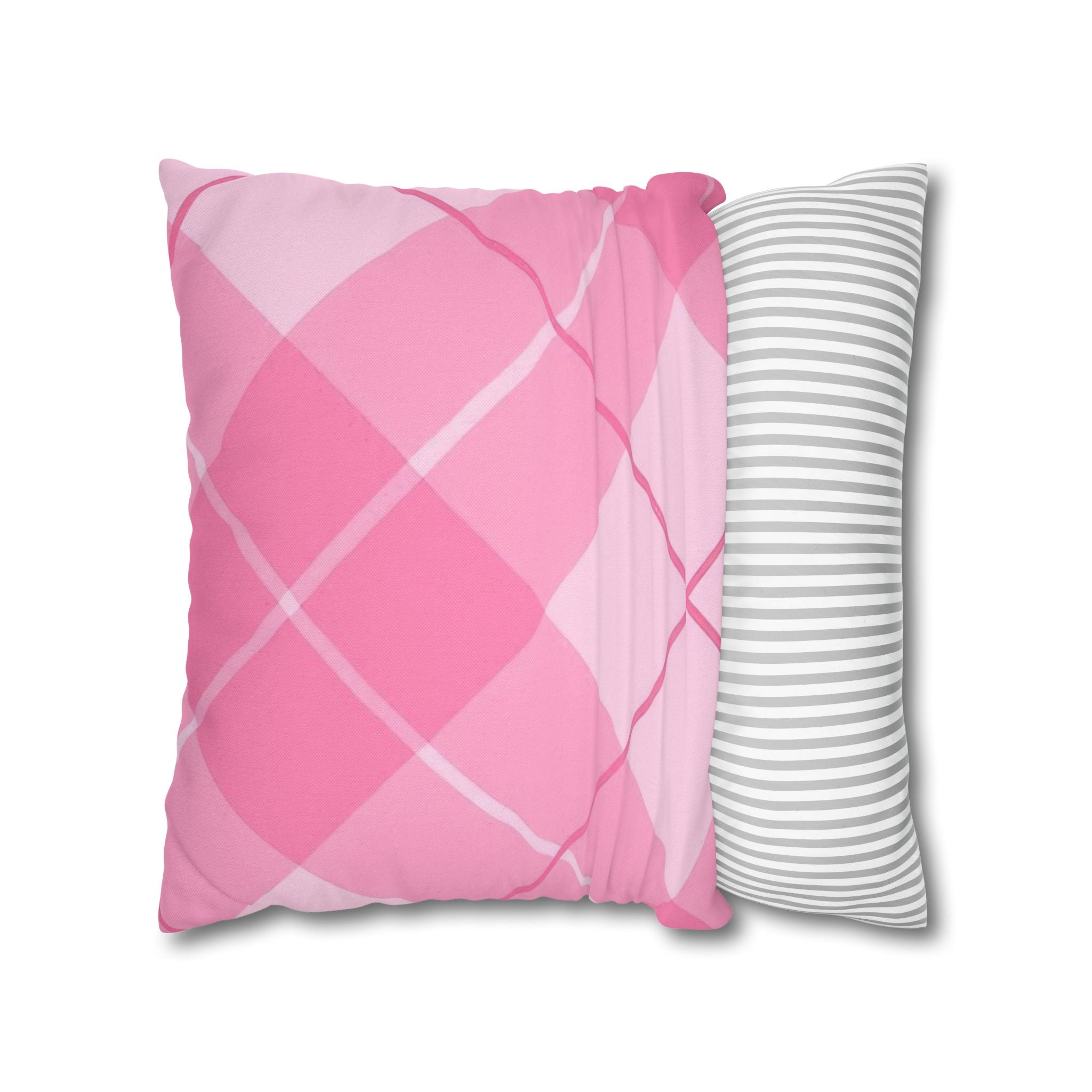 Pink Argyle Throw Pillow, Artsulli - Art is Long, Life is Short, Home Decor, , , , , , , 