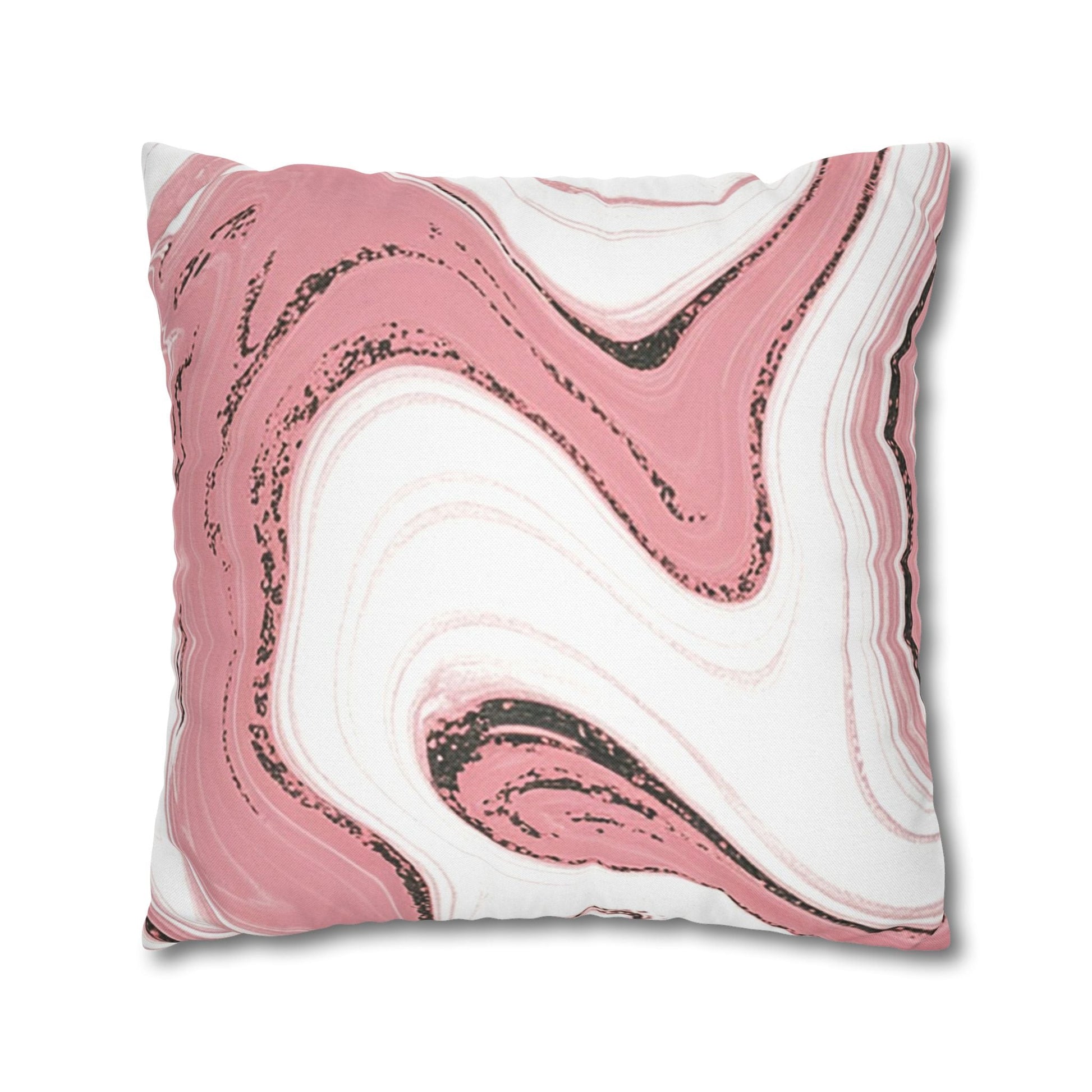 Pink Black and White Marble Throw Pillow, Artsulli - Art is Long, Life is Short, Home Decor, , , , , , , 