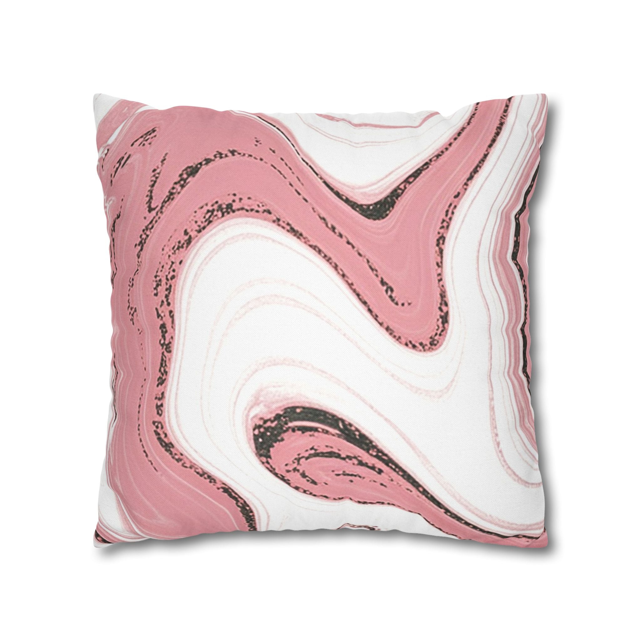 Pink Black and White Marble Throw Pillow, Artsulli - Art is Long, Life is Short, Home Decor, , , , , , , 