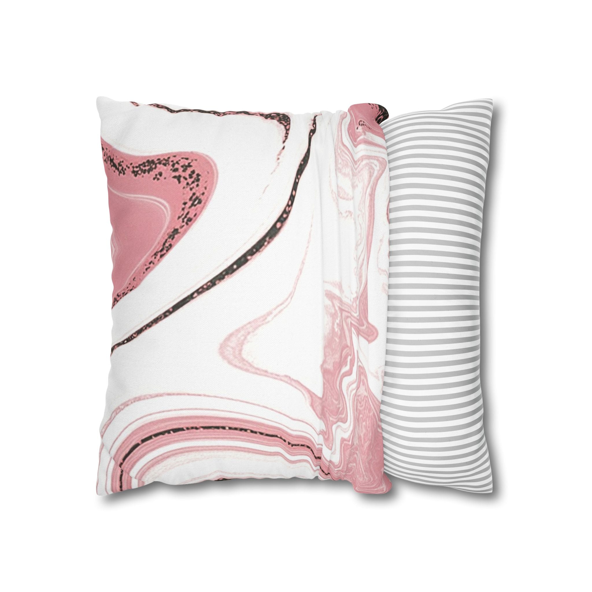 Pink Black and White Marble Throw Pillow, Artsulli - Art is Long, Life is Short, Home Decor, , , , , , , 