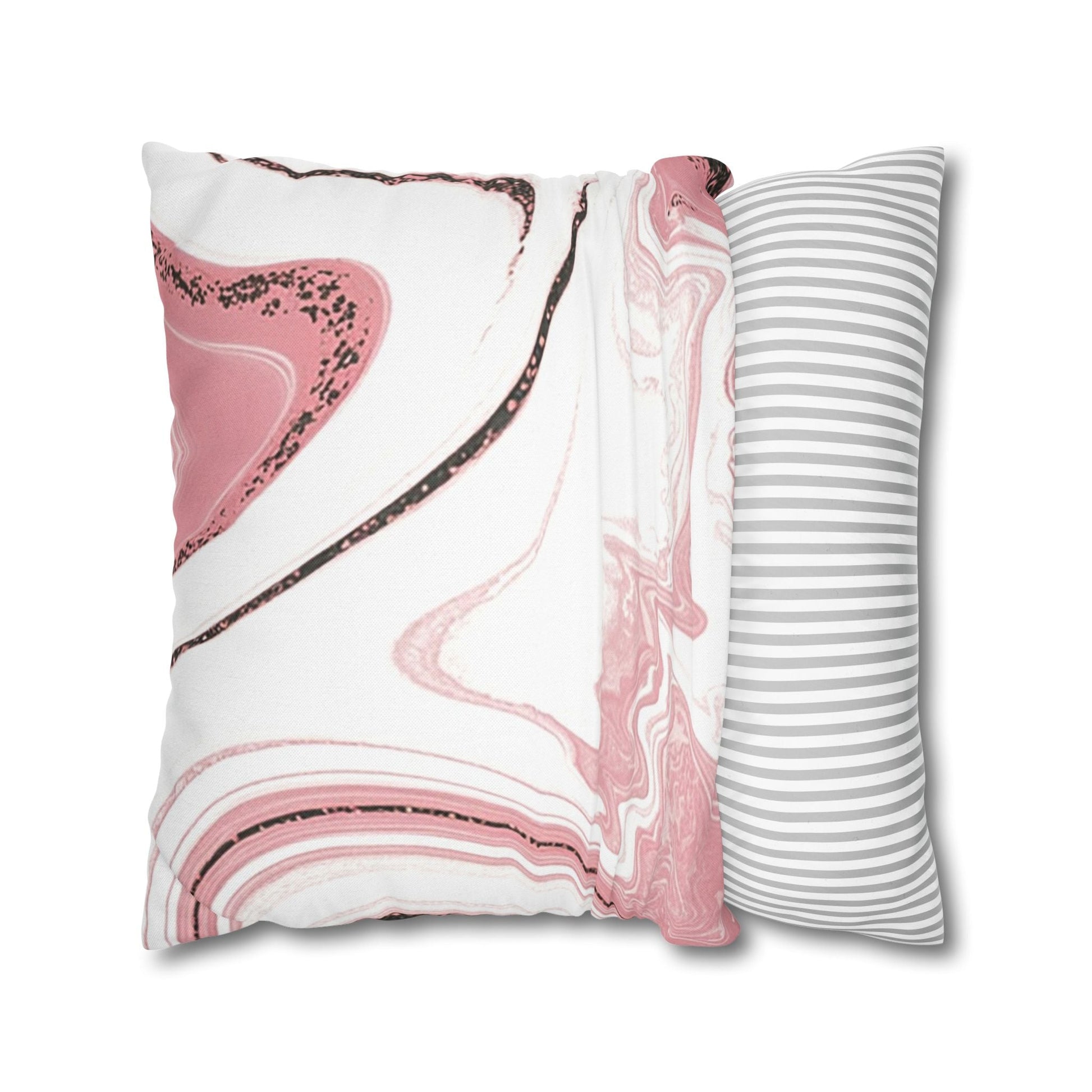 Pink Black and White Marble Throw Pillow, Artsulli - Art is Long, Life is Short, Home Decor, , , , , , , 