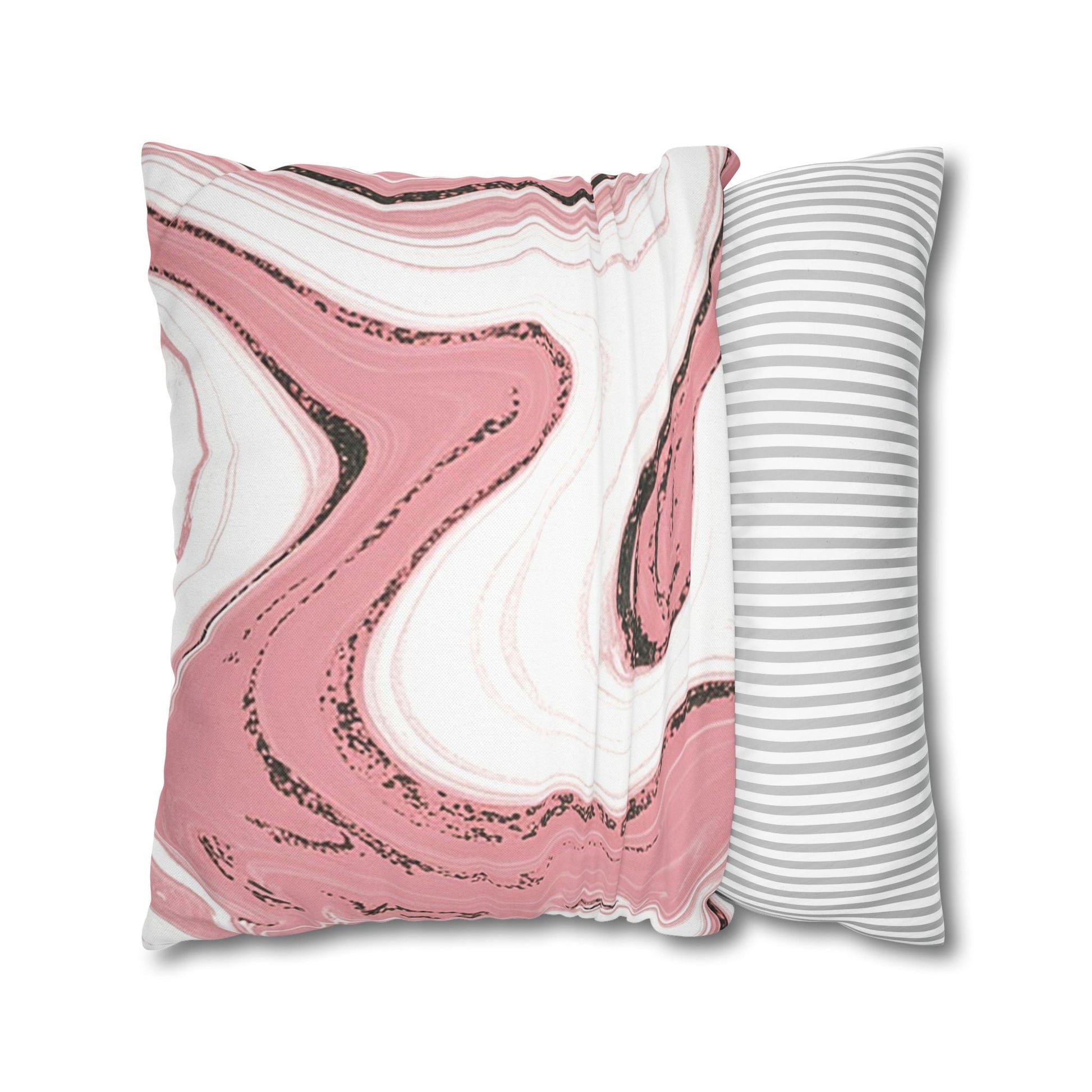 Pink Black and White Marble Throw Pillow, Artsulli - Art is Long, Life is Short, Home Decor, , , , , , , 