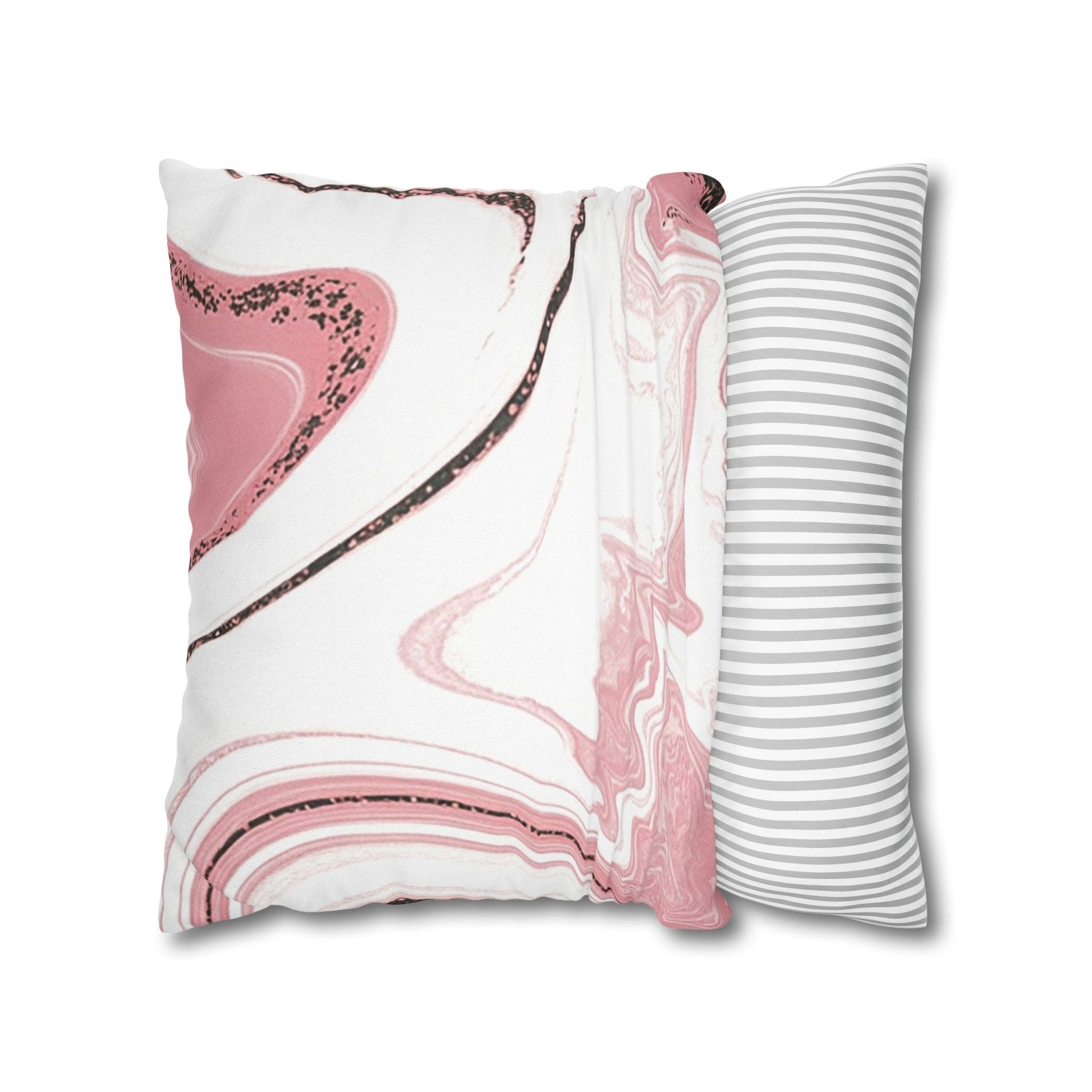 Pink Black and White Marble Throw Pillow, Artsulli - Art is Long, Life is Short, Home Decor, , , , , , , 