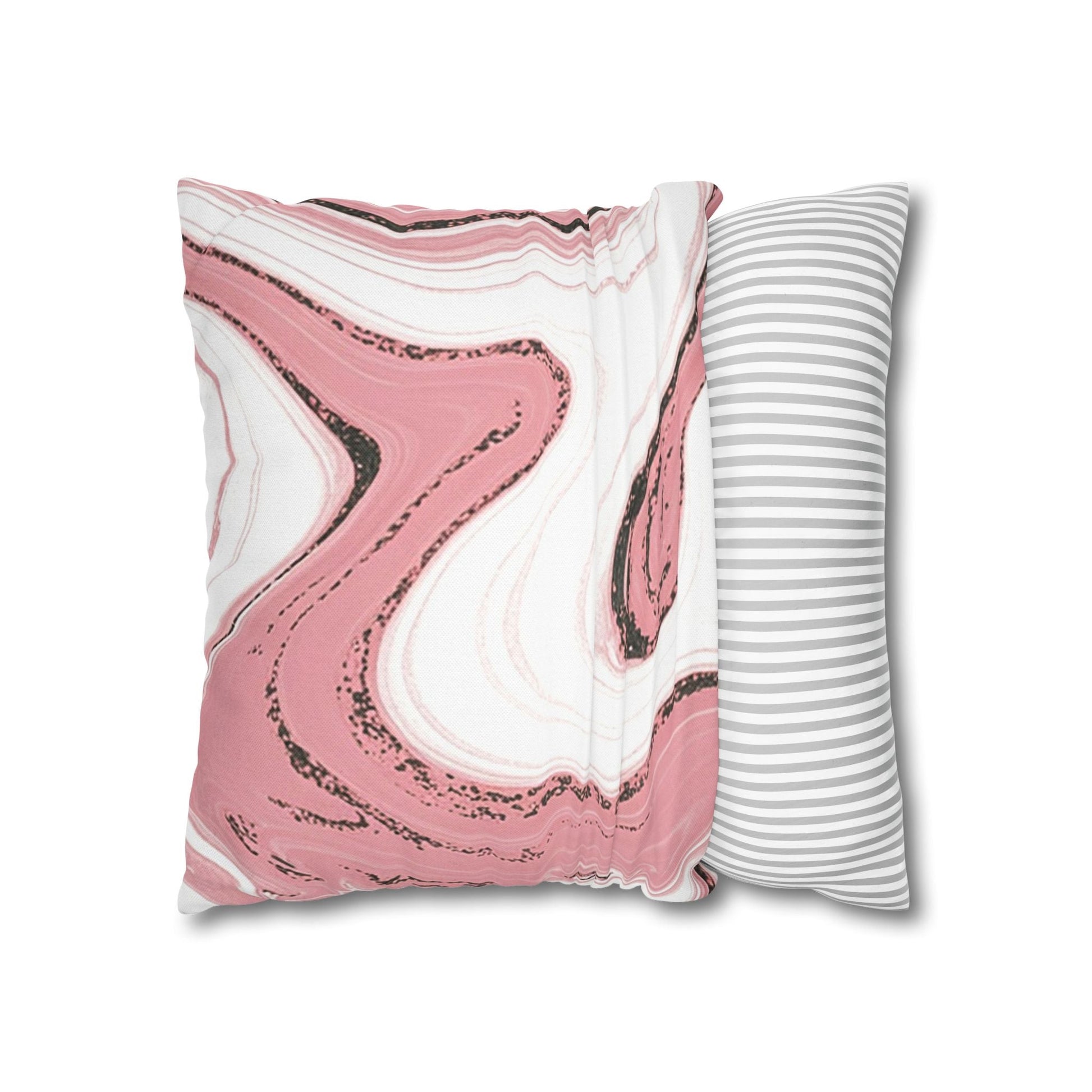 Pink Black and White Marble Throw Pillow, Artsulli - Art is Long, Life is Short, Home Decor, , , , , , , 