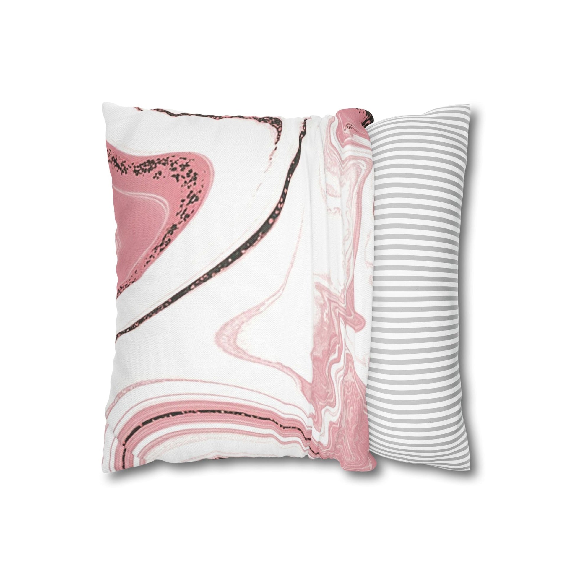 Pink Black and White Marble Throw Pillow, Artsulli - Art is Long, Life is Short, Home Decor, , , , , , , 